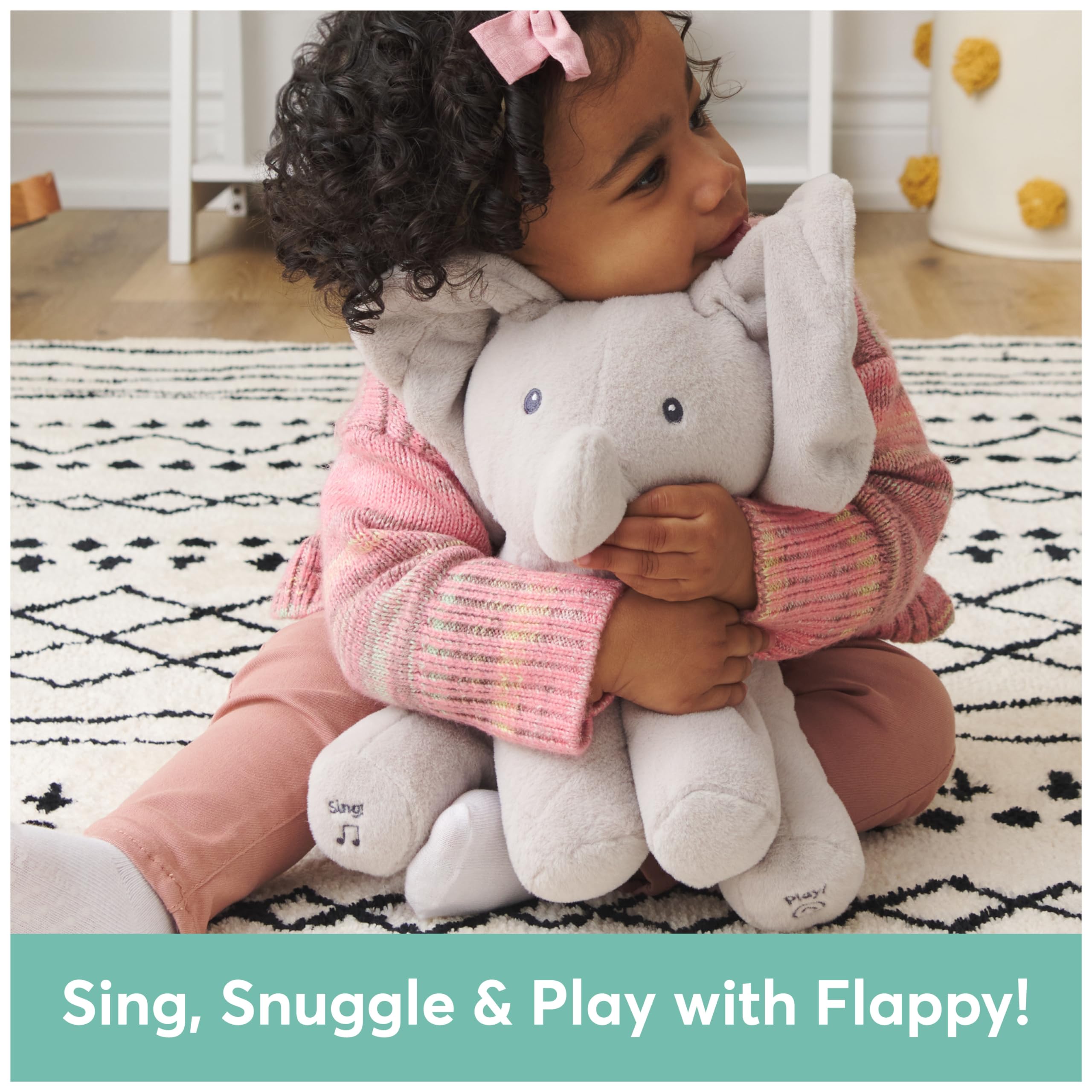 Foto 8 pulgar | Peluche Gund Baby Animation Flappy The Elephant 30 Cm Gris - Venta Internacional.