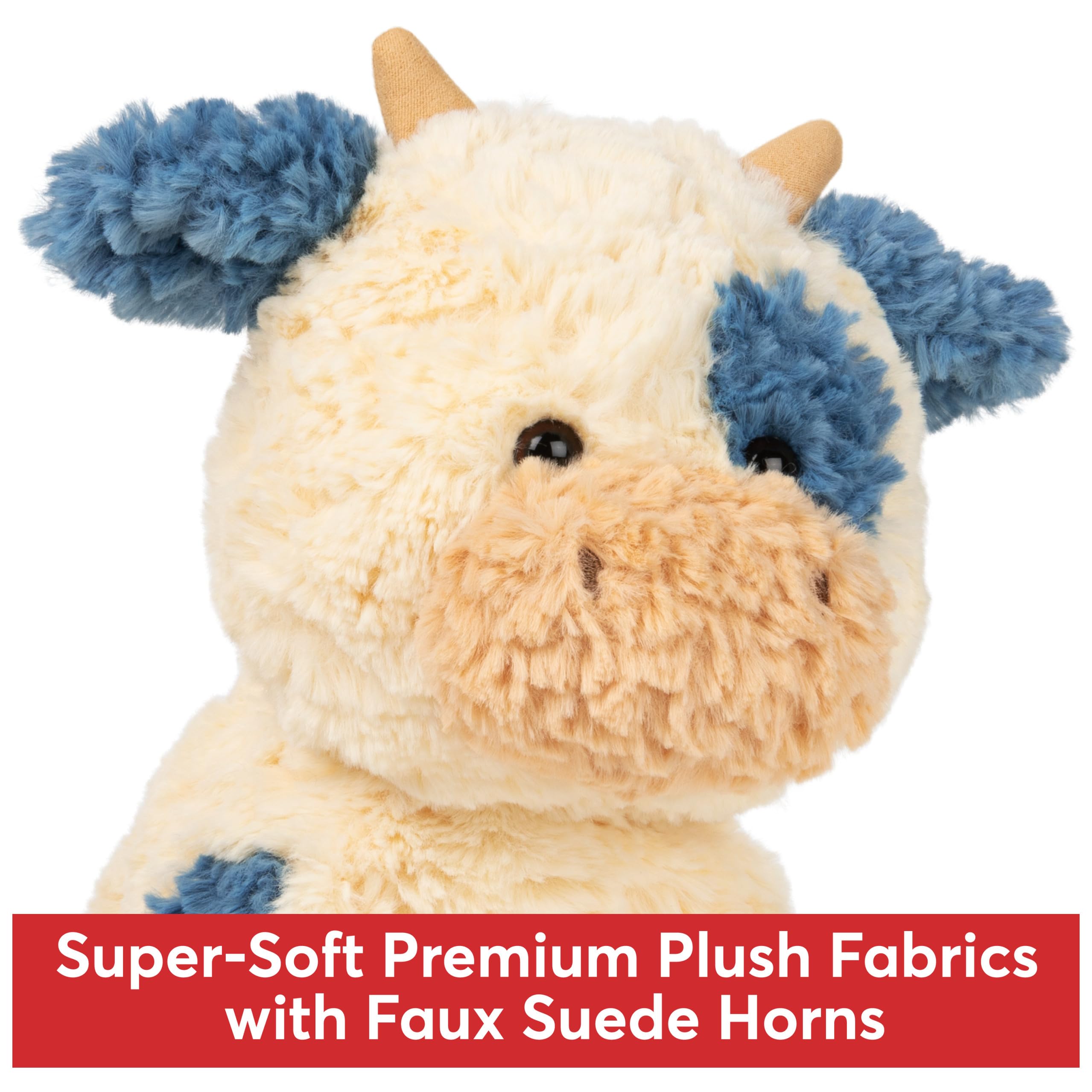 Foto 4 | Peluche Gund Cozys Collection, Color Crema De Vaca/azul, 25 Cm - Venta Internacional.