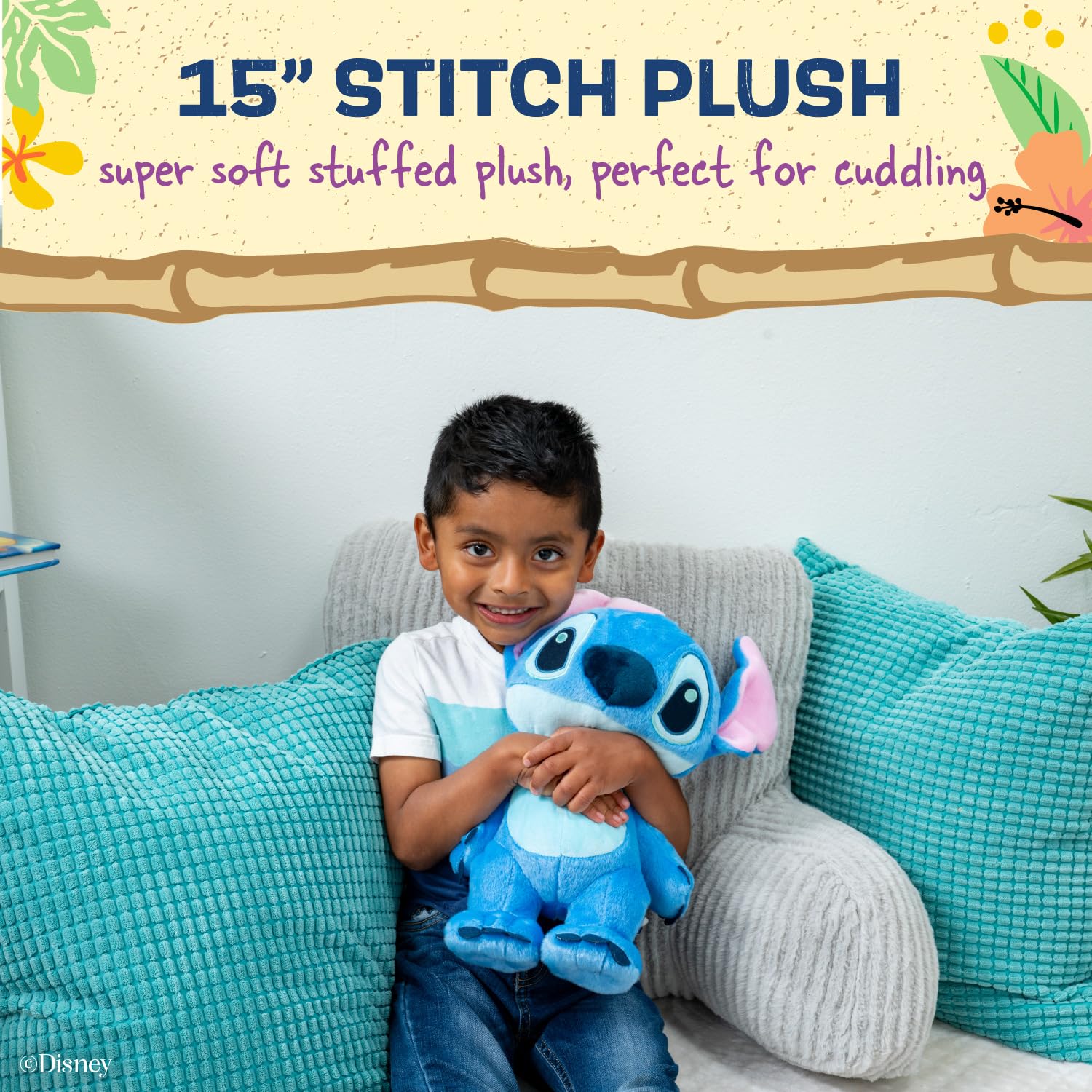 Foto 3 pulgar | Peluche Disney Baby Lilo & Stitch De 38 Cm - Venta Internacional.