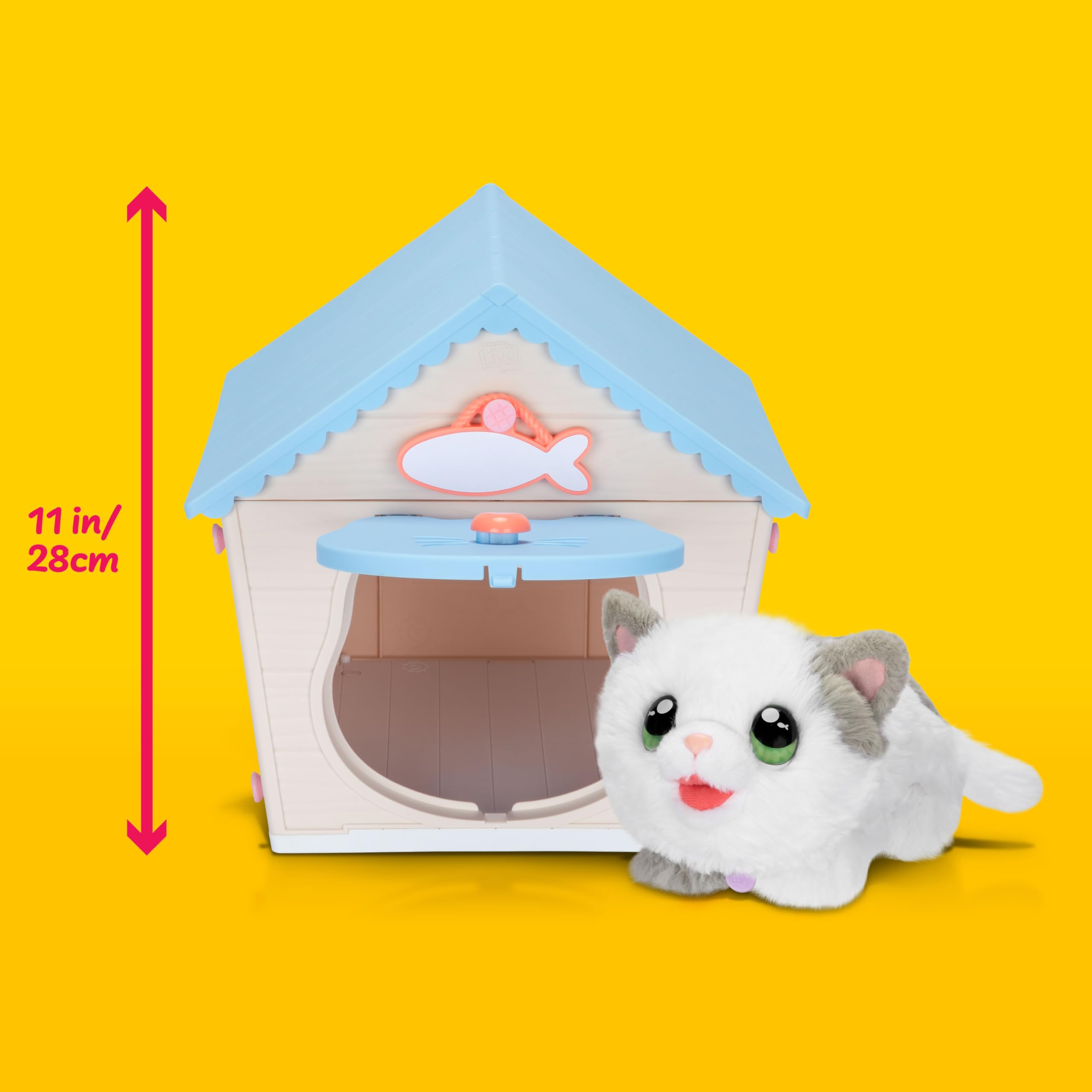 Foto 3 pulgar | Peluche Interactivo Kitten Little Live Pets My Kitty's Home - Venta Internacional.