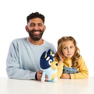 Foto 3 | Peluche Parlante Bluey Bandit (papá) De 14 Pulgadas Con Sonido - Venta Internacional.