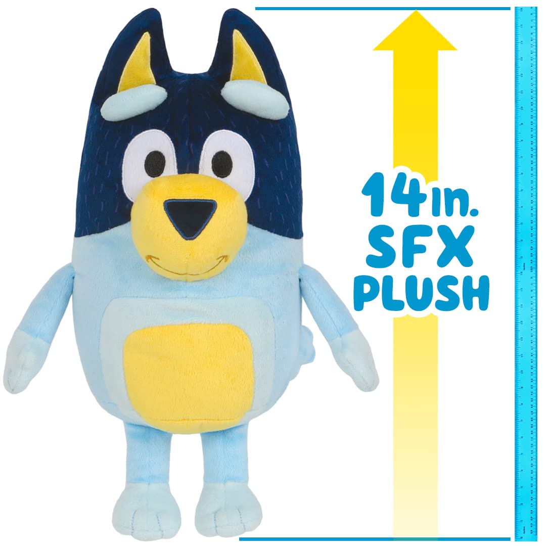 Foto 5 pulgar | Peluche Parlante Bluey Bandit (papá) De 14 Pulgadas Con Sonido - Venta Internacional.