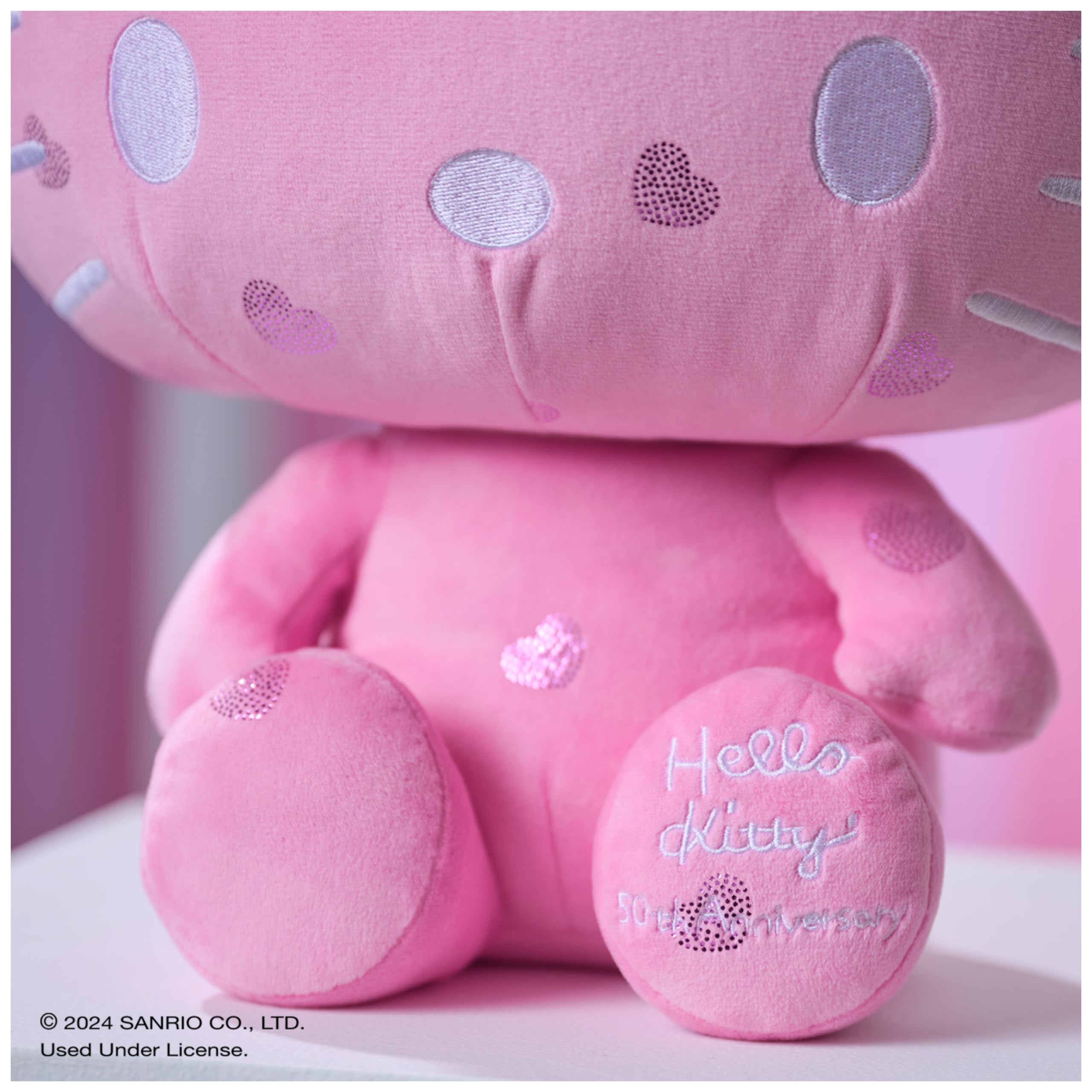 Foto 5 pulgar | Peluche Gund Sanrio Hello Kitty 50 Aniversario 30 Cm - Venta Internacional.