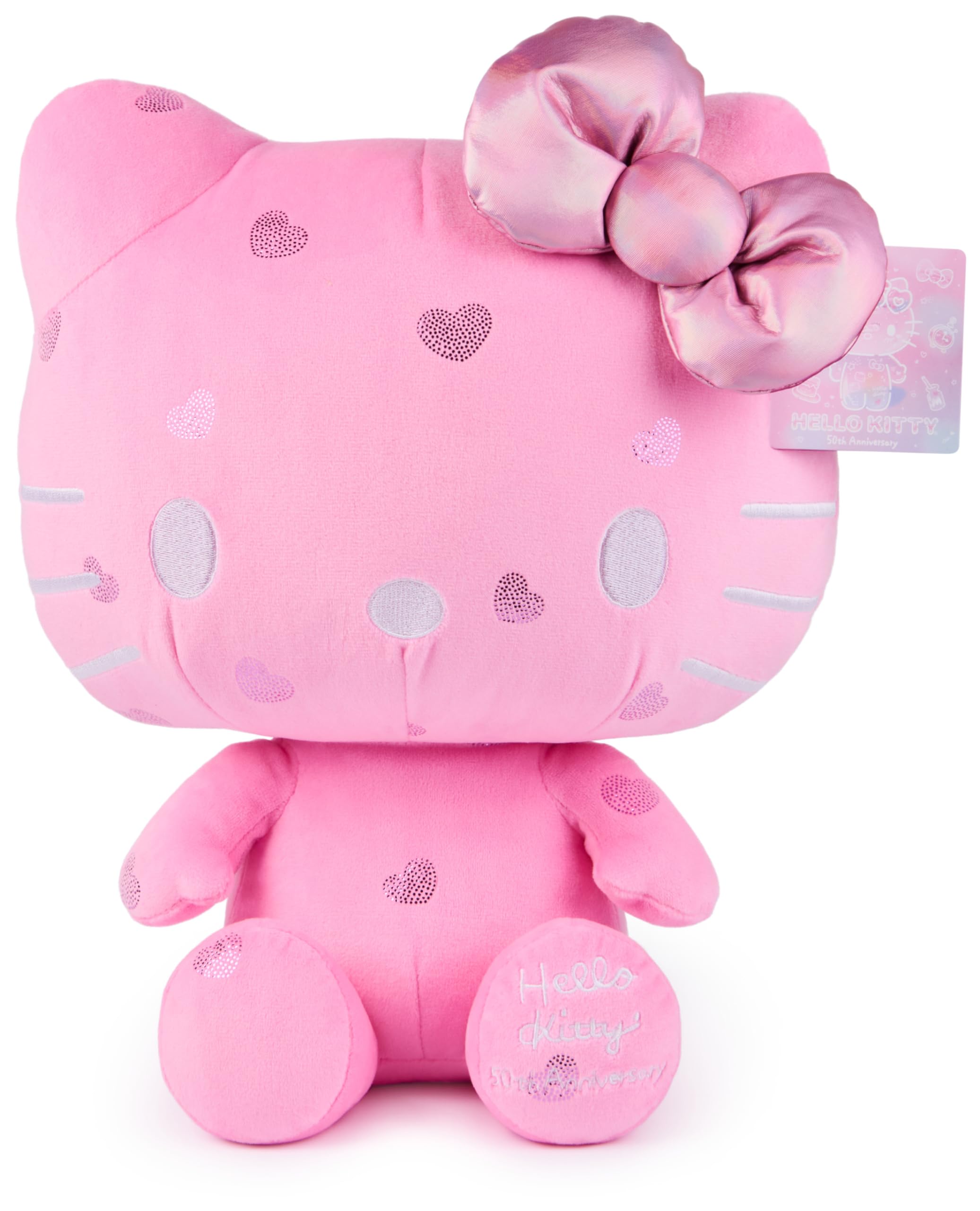 Foto 8 pulgar | Peluche Gund Sanrio Hello Kitty 50 Aniversario 30 Cm - Venta Internacional.