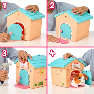 Foto 2 | Set De Juguete De Peluche Y Caseta Little Live Pets My Puppy's Home - Venta Internacional.