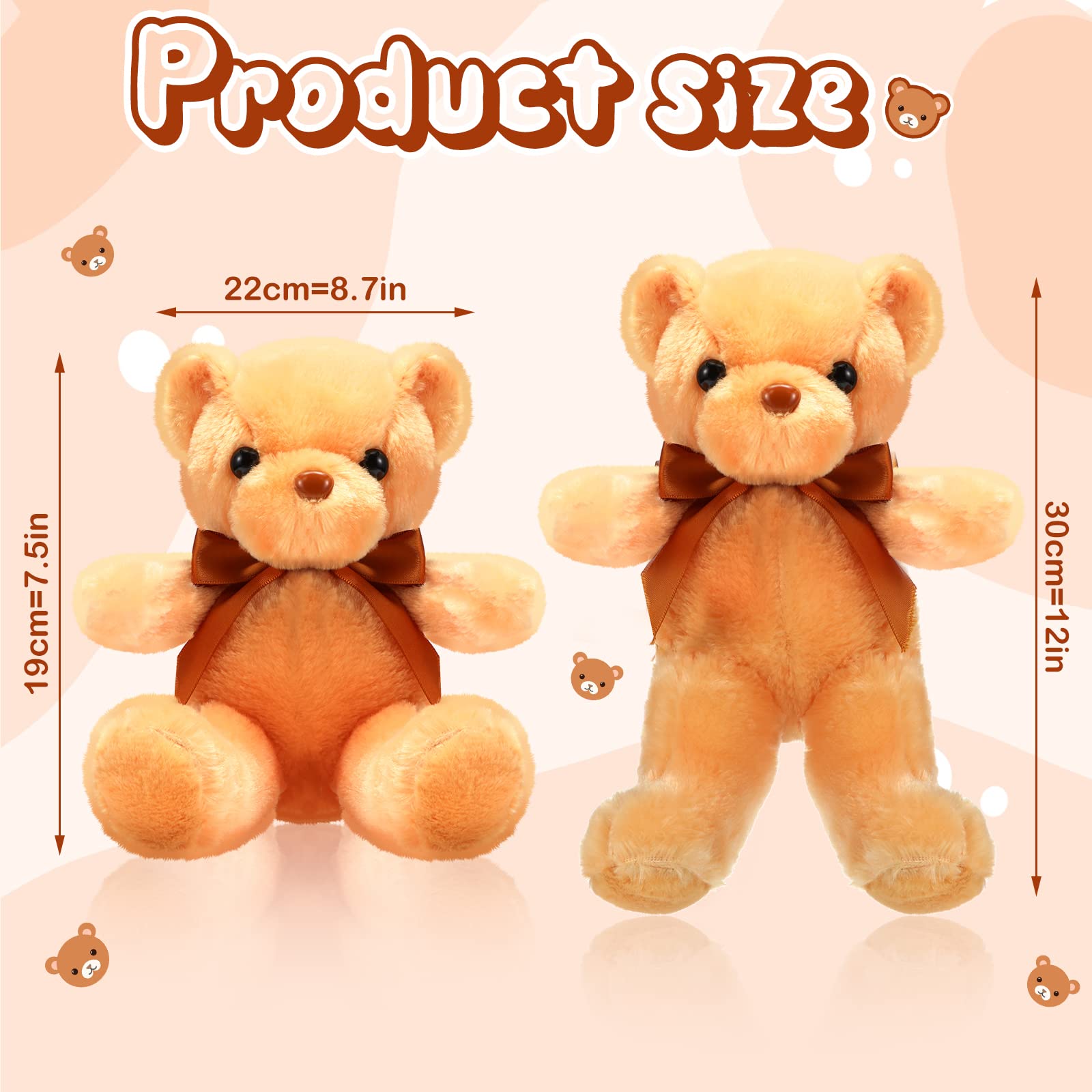 Foto 3 pulgar | Peluche Skylety Bears De Peluche, 10 Piezas, 30 Cm, Regalo - Venta Internacional.