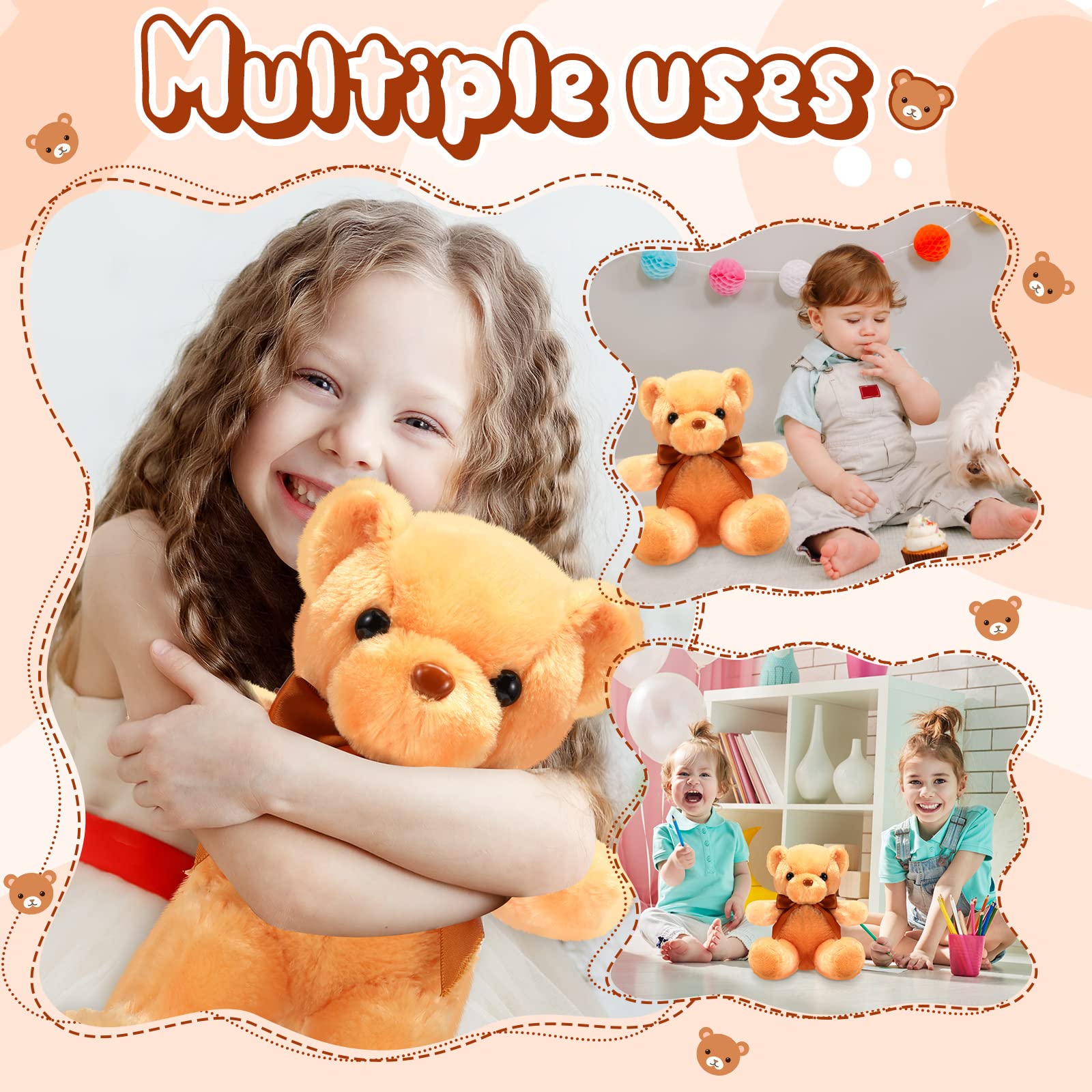 Foto 5 pulgar | Peluche Skylety Bears De Peluche, 10 Piezas, 30 Cm, Regalo - Venta Internacional.