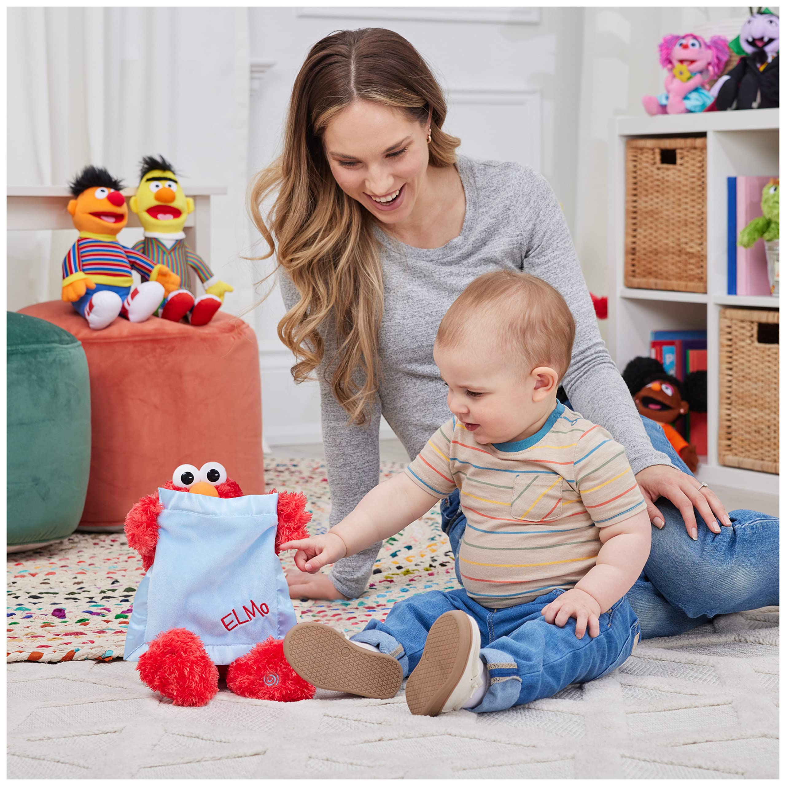 Foto 5 | Peluche Gund Sesame Street Peek-a-boo Elmo De 15 Pulgadas Para Mayores De 18 Millones - Venta Internacional.