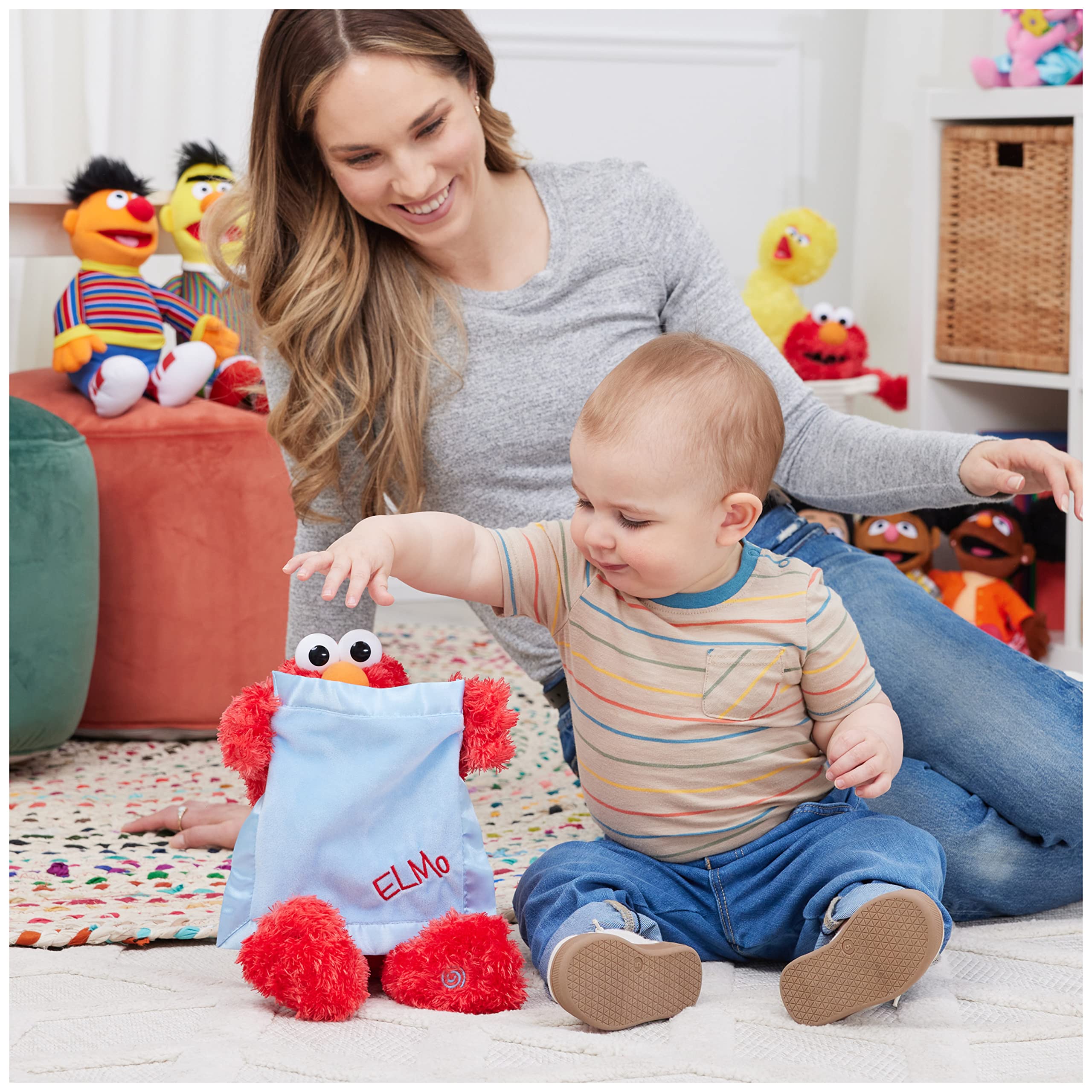 Foto 7 | Peluche Gund Sesame Street Peek-a-boo Elmo De 15 Pulgadas Para Mayores De 18 Millones - Venta Internacional.
