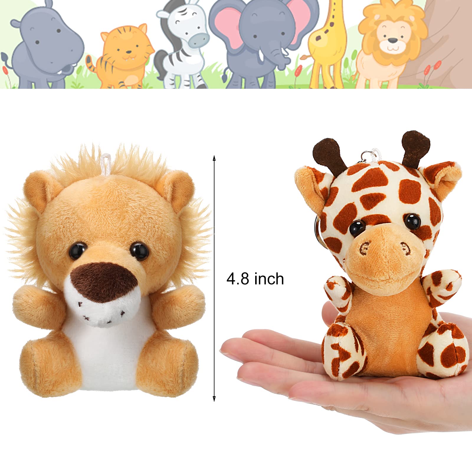 Foto 3 pulgar | Peluches Skylety Mini Forest Animals, 12 Unidades - Venta Internacional.