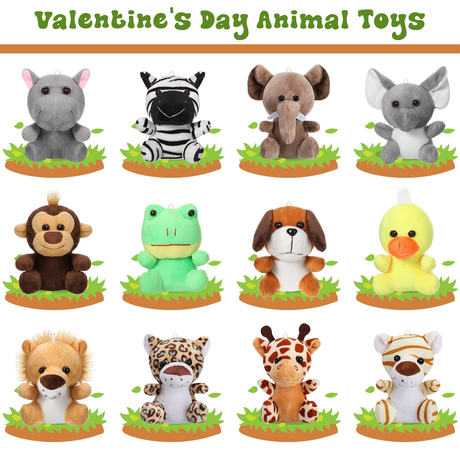Foto 5 pulgar | Peluches Skylety Mini Forest Animals, 12 Unidades - Venta Internacional.
