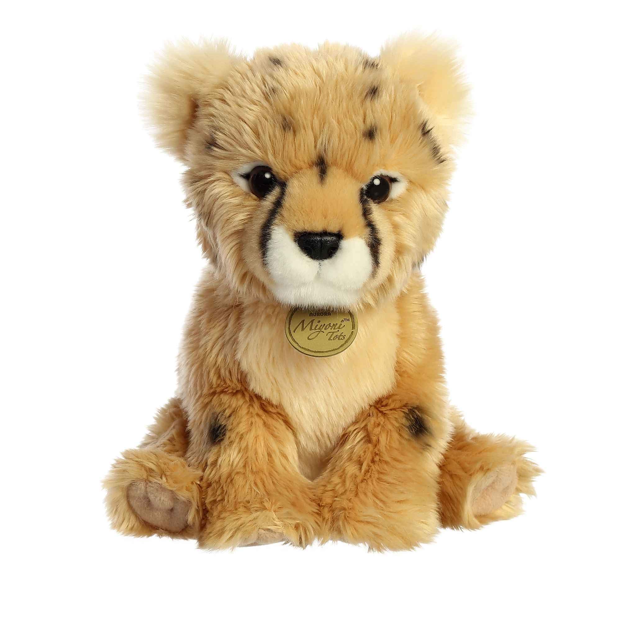 Foto 2 pulgar | Animal De Peluche Aurora Adorable Miyoni Tots Cheetah Cub 23 Cm - Venta Internacional.