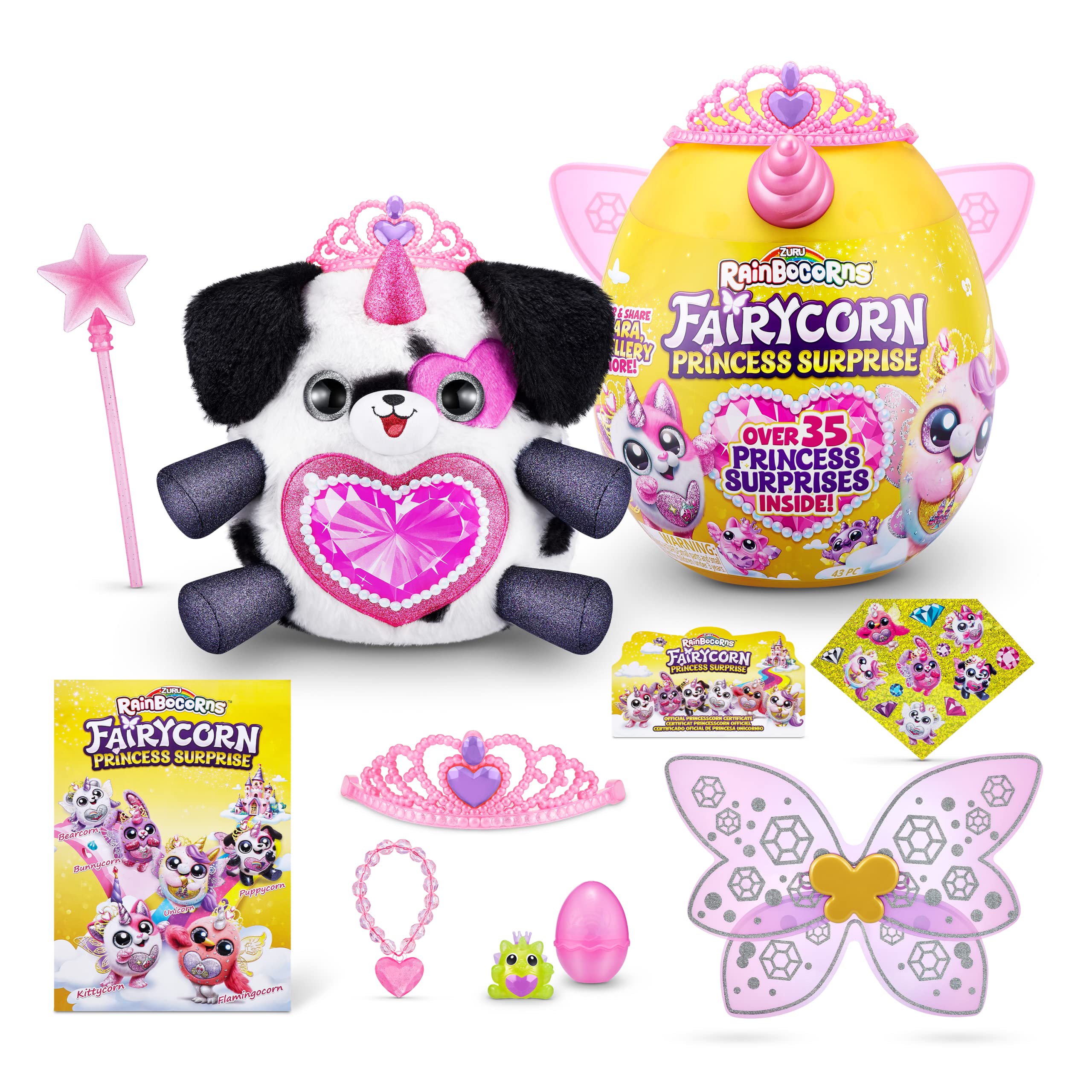 Peluche Rainbocorns Fairycorn Princess Puppy 3+ Niña - Venta Internacional.