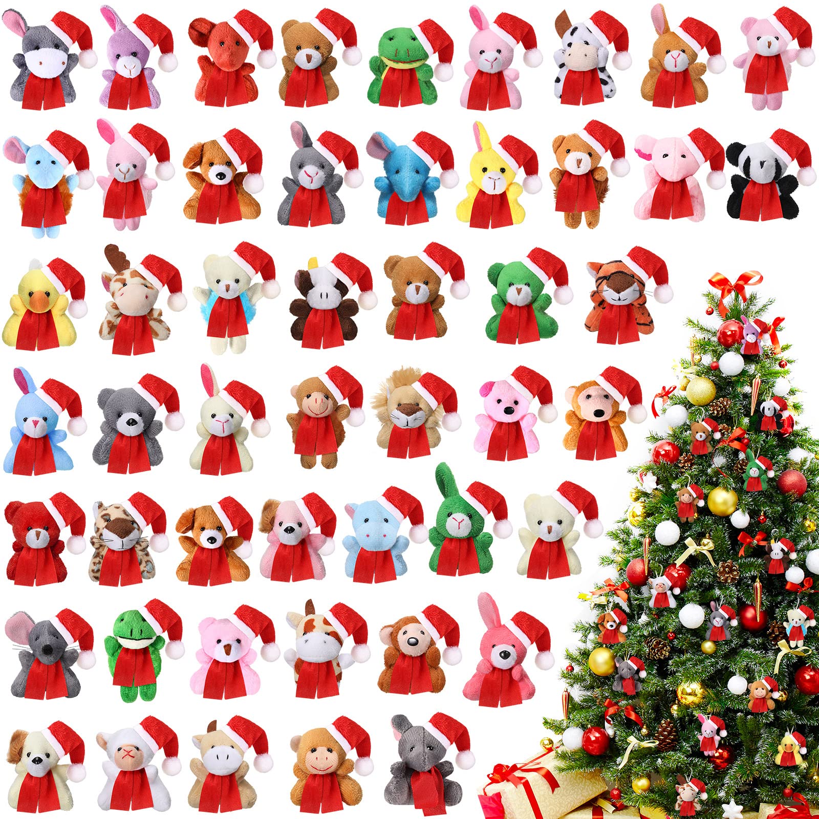 Set De Peluches Pequeños Skylety Cute Safari Plush, 50 Unidades - Venta Internacional.