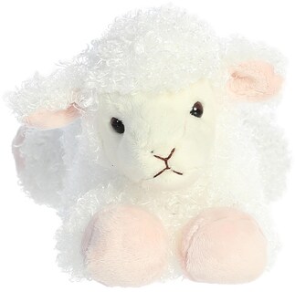 Foto 2 | Animal De Peluche Aurora Adorable Miniflopsie™ Lana™, 20 Cm, Color Blanco - Venta Internacional.