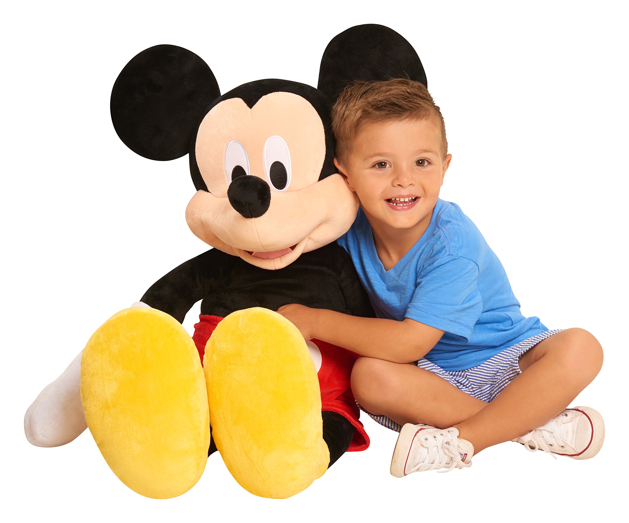 Foto 5 pulgar | Peluche Disney Junior Mickey Mouse De 1 M De Altura Para Niños - Venta Internacional.