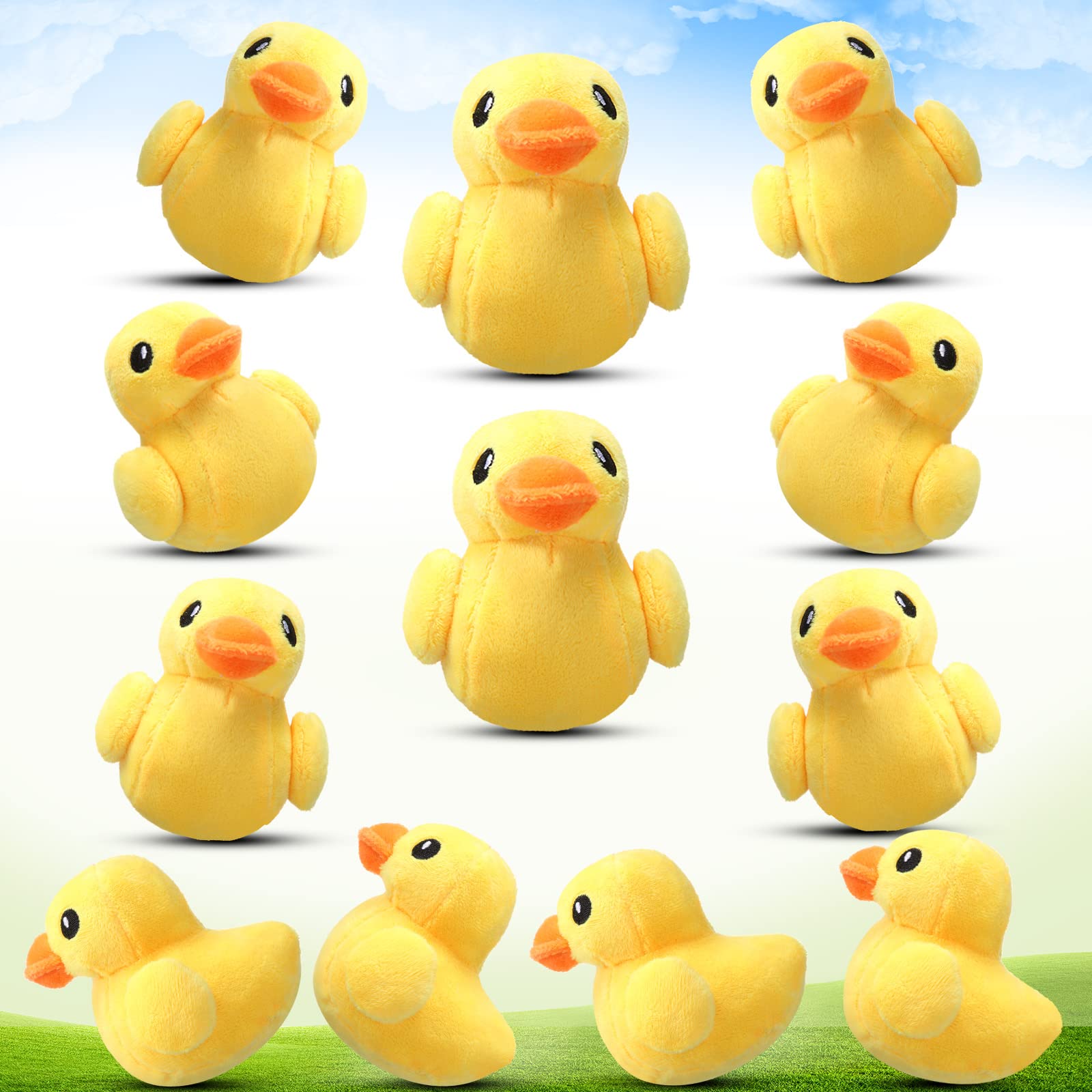 Foto 2 pulgar | Pato De Peluche Skylety Yellow Duck De Peluche, 10 Cm, Para Niños Mayores De 14 Años - Venta Internacional.