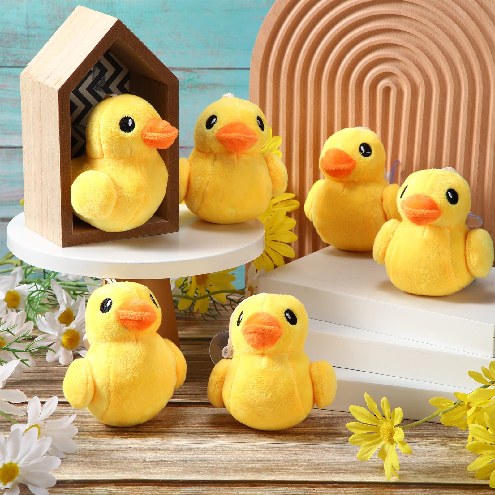 Foto 3 | Pato De Peluche Skylety Yellow Duck De Peluche, 10 Cm, Para Niños Mayores De 14 Años - Venta Internacional.