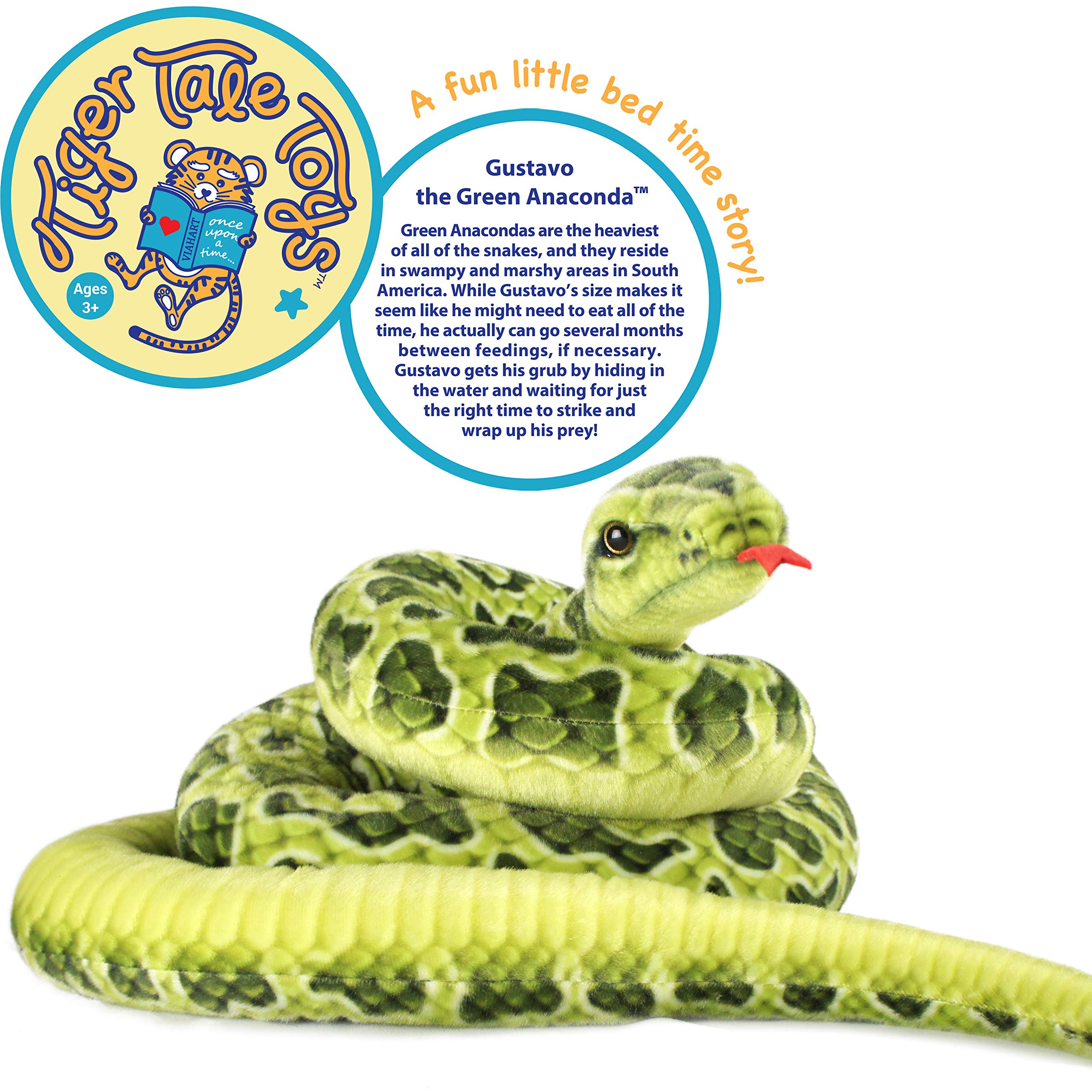 Foto 4 pulgar | Peluche Viahart Gustavo La Anaconda Verde 254 Cm - Venta Internacional.