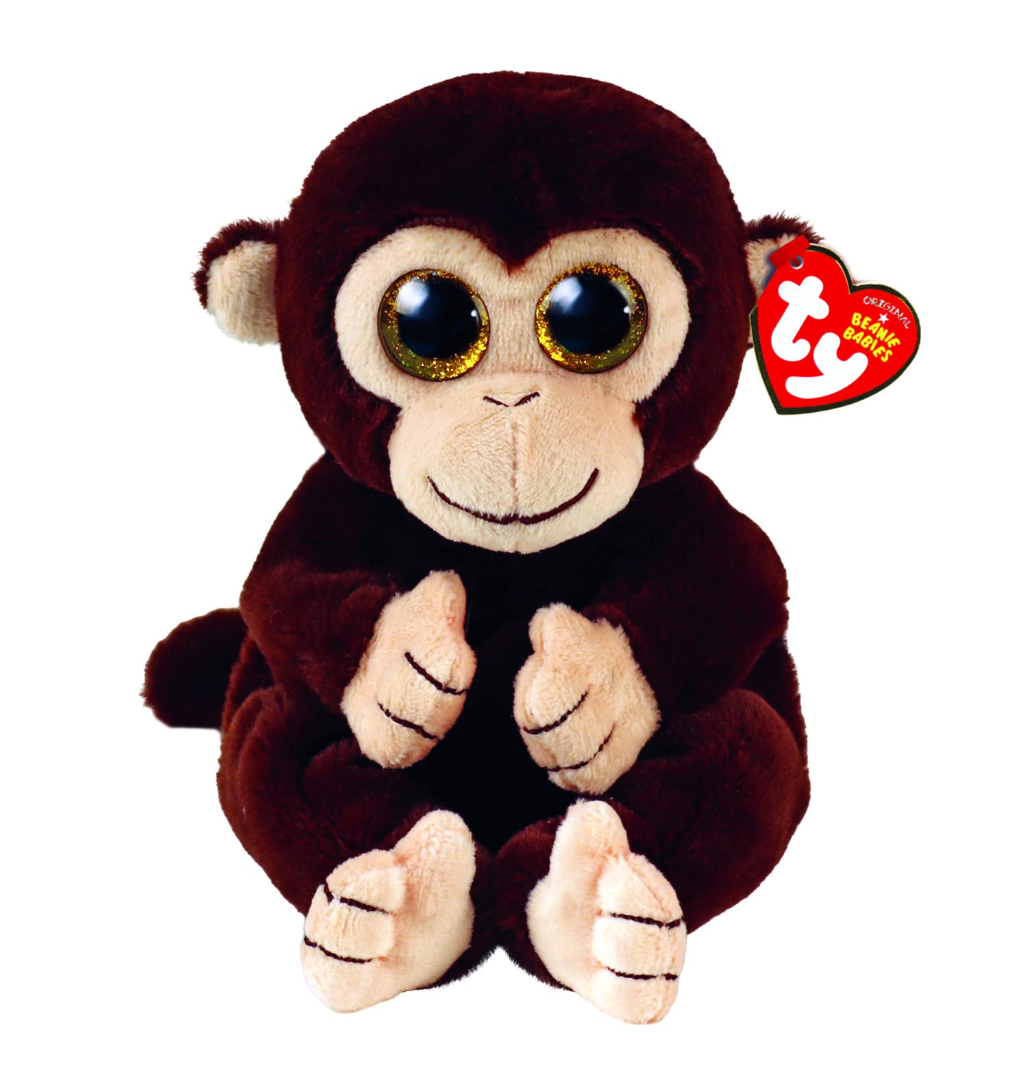 Foto 2 pulgar | Peluche Ty Beanie Matteo Brown Monkey 15 Cm - Venta Internacional.