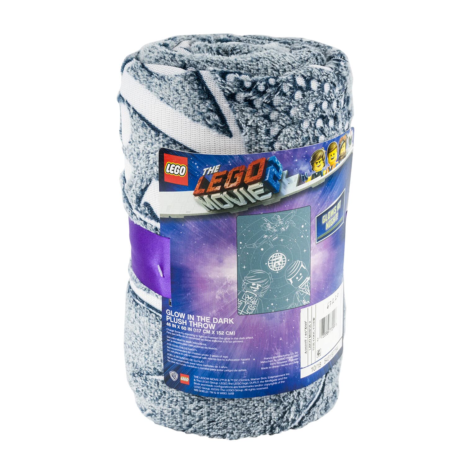 Foto 3 pulgar | Manta De Felpa De Dc Comics The Lego Movie 2 «the Cool Guys» - Venta Internacional.