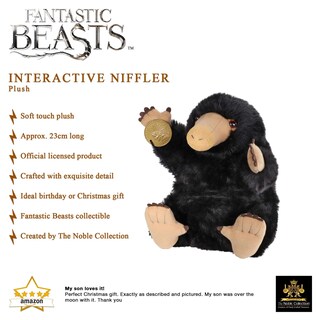 Foto 3 | Marioneta De Peluche The Noble Collection Wizarding World Niffler - Venta Internacional.