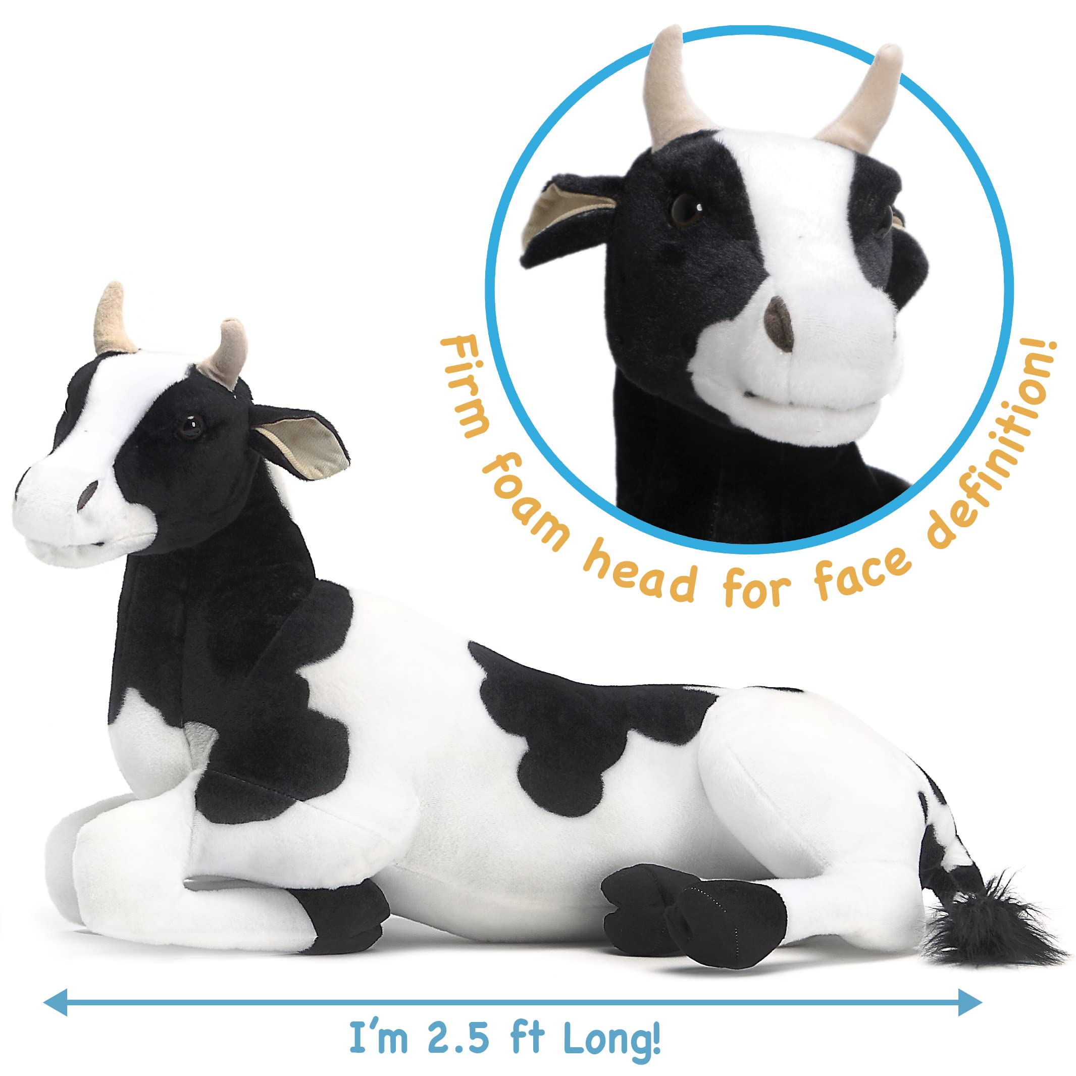 Foto 4 pulgar | Peluche Viahart Milhouse The Cow De 70 Cm - Venta Internacional.