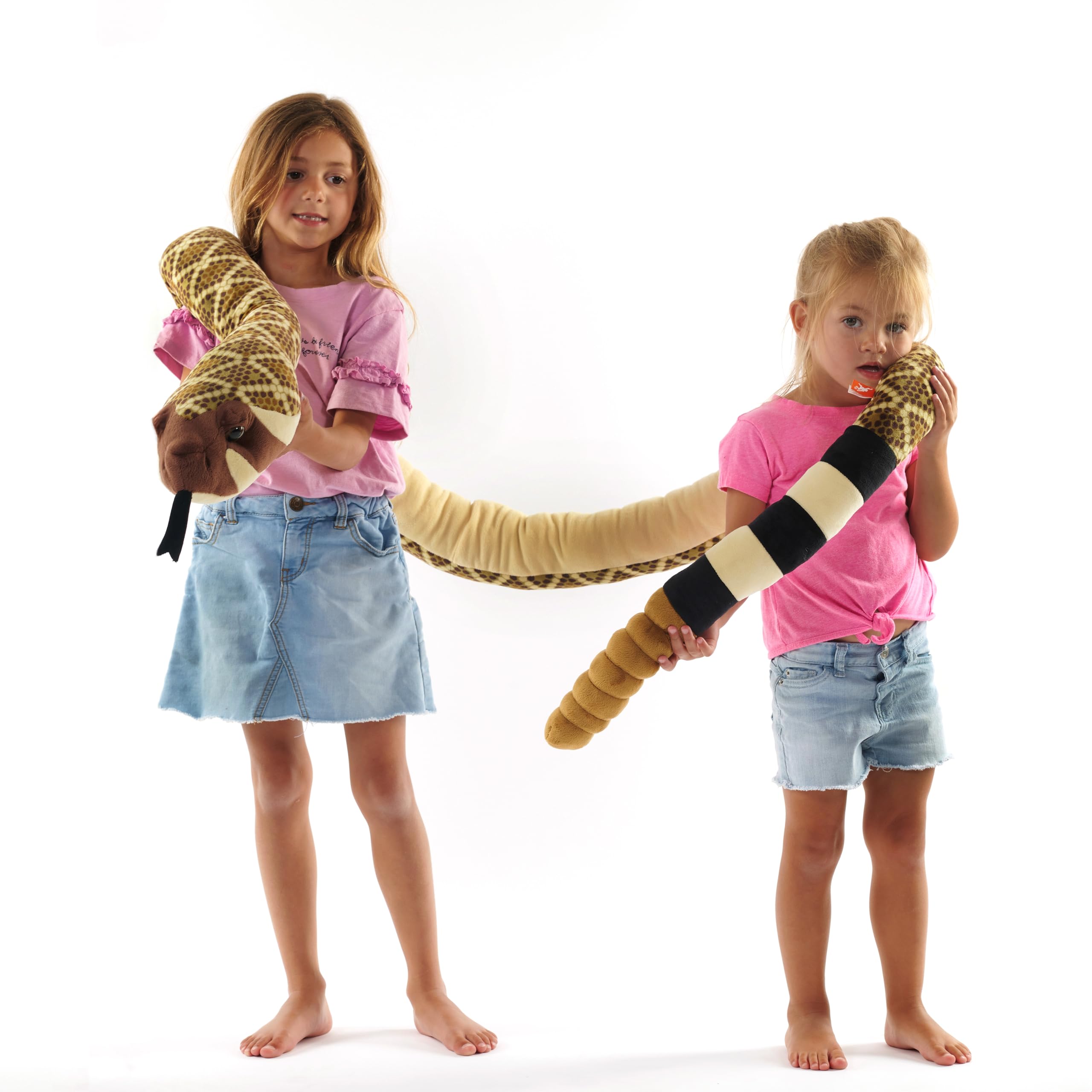 Foto 4 pulgar | Peluche Wild Republic Super Jumbo Western Con Forma De Serpiente Con Forma De Diamante, 113 Cm - Venta Internacional.