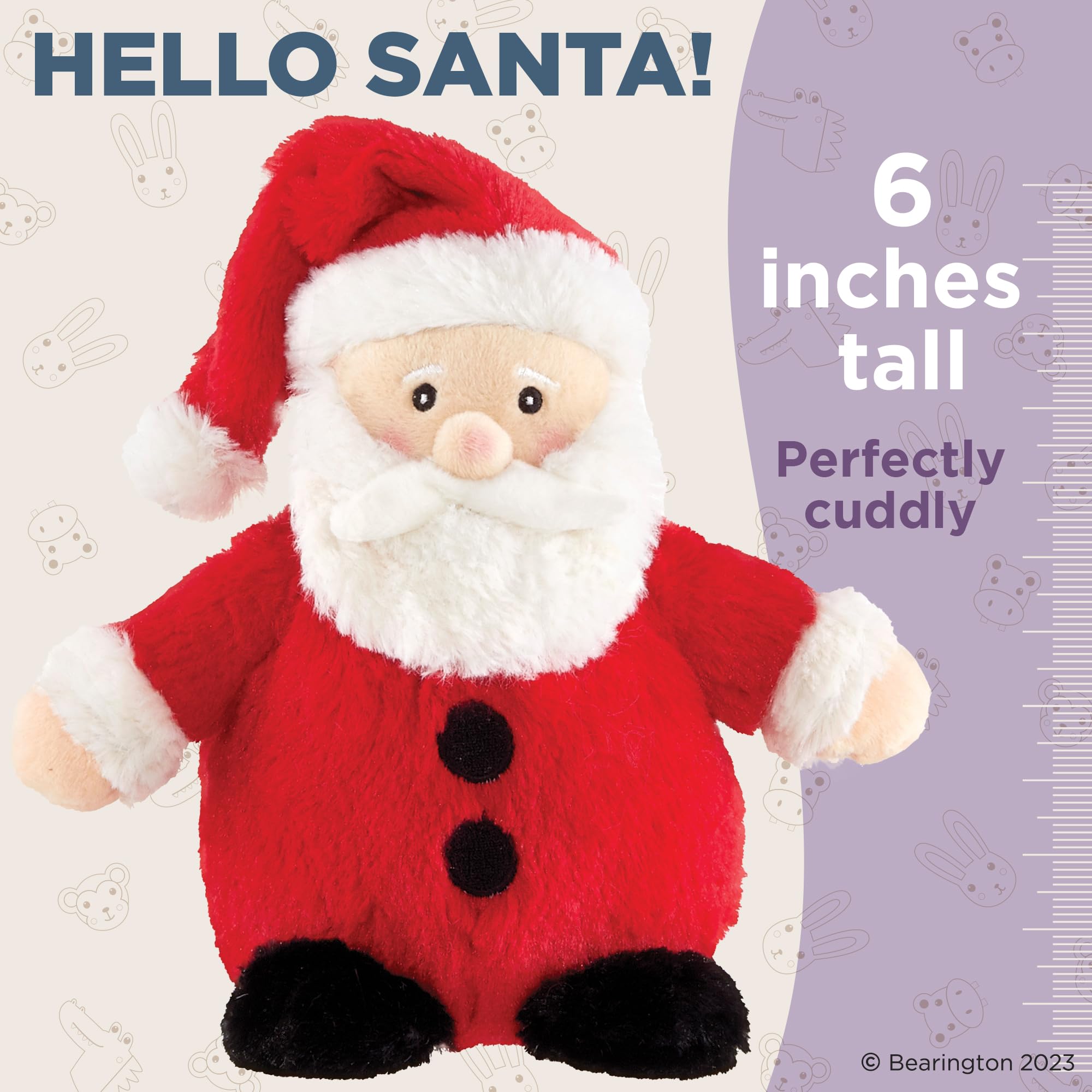 Foto 3 pulgar | Peluche Bearington Baby Nick De Peluche Navideño De Papá Noel, 15 Cm - Venta Internacional.