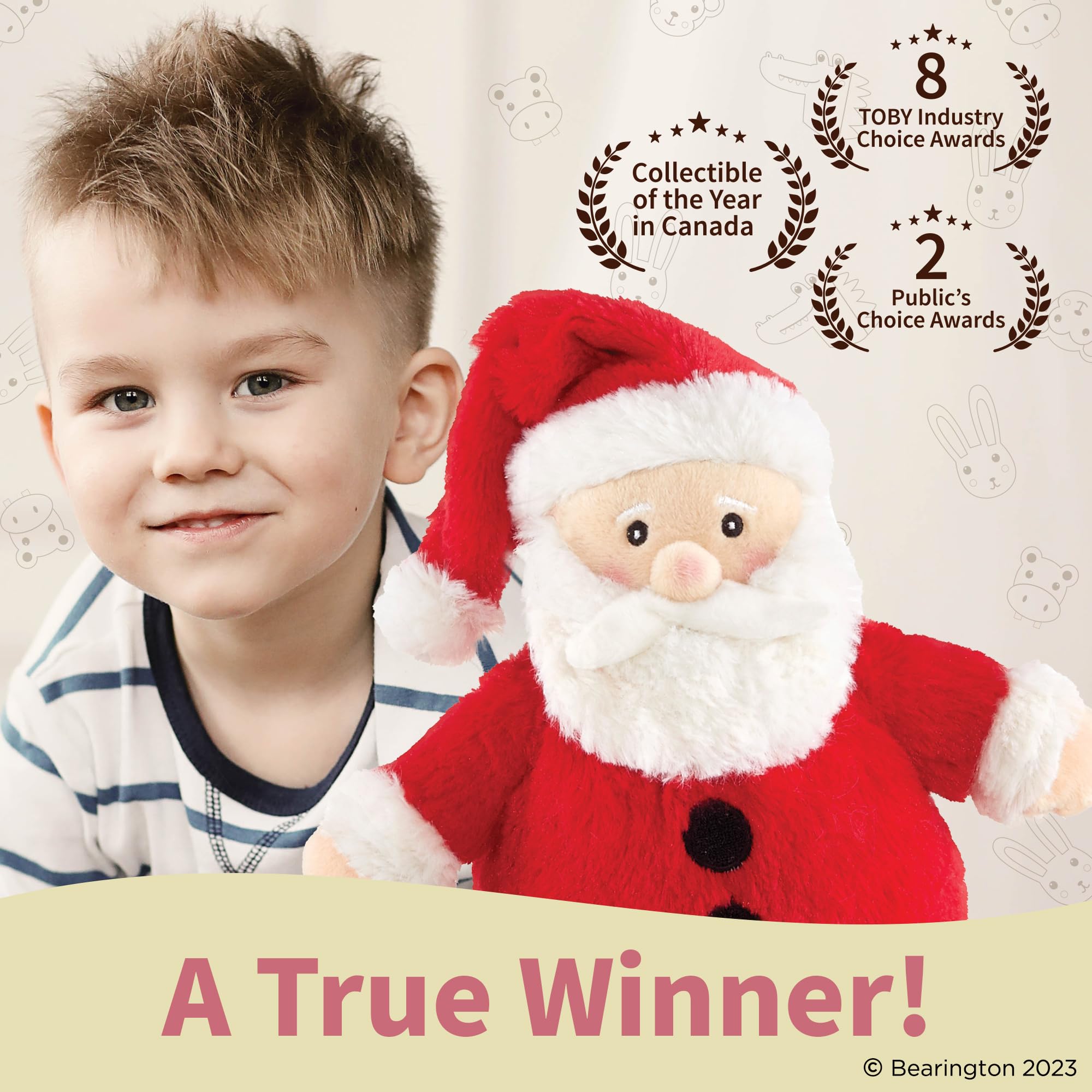 Foto 4 | Peluche Bearington Baby Nick De Peluche Navideño De Papá Noel, 15 Cm - Venta Internacional.