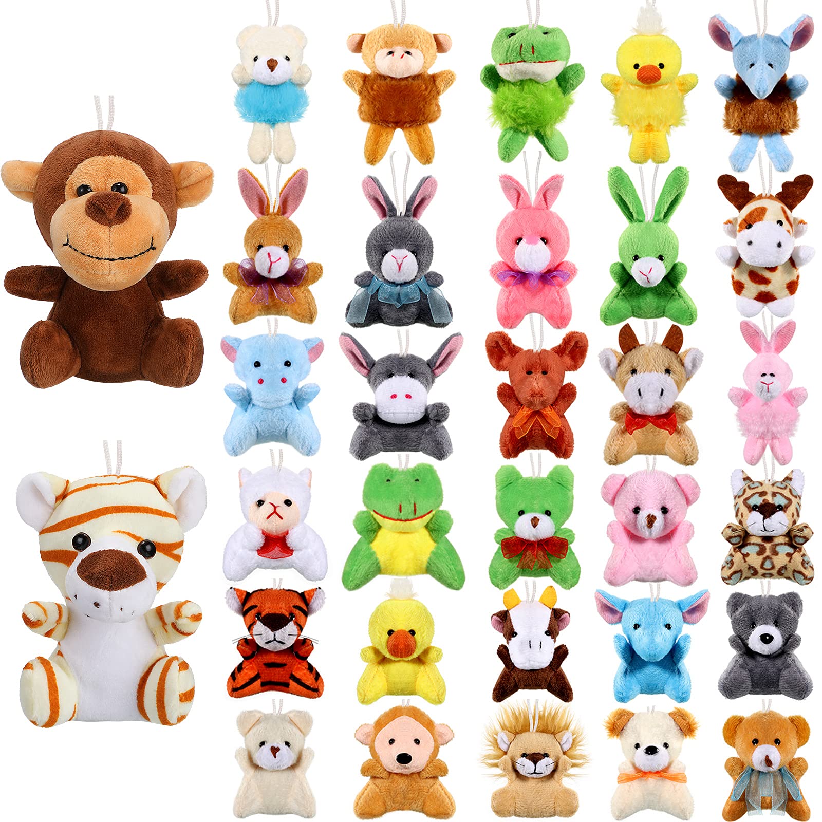 Foto 2 pulgar | Llavero Skylety Mini Animal De Peluche, 32 Unidades, Regalo Para Niños - Venta Internacional.