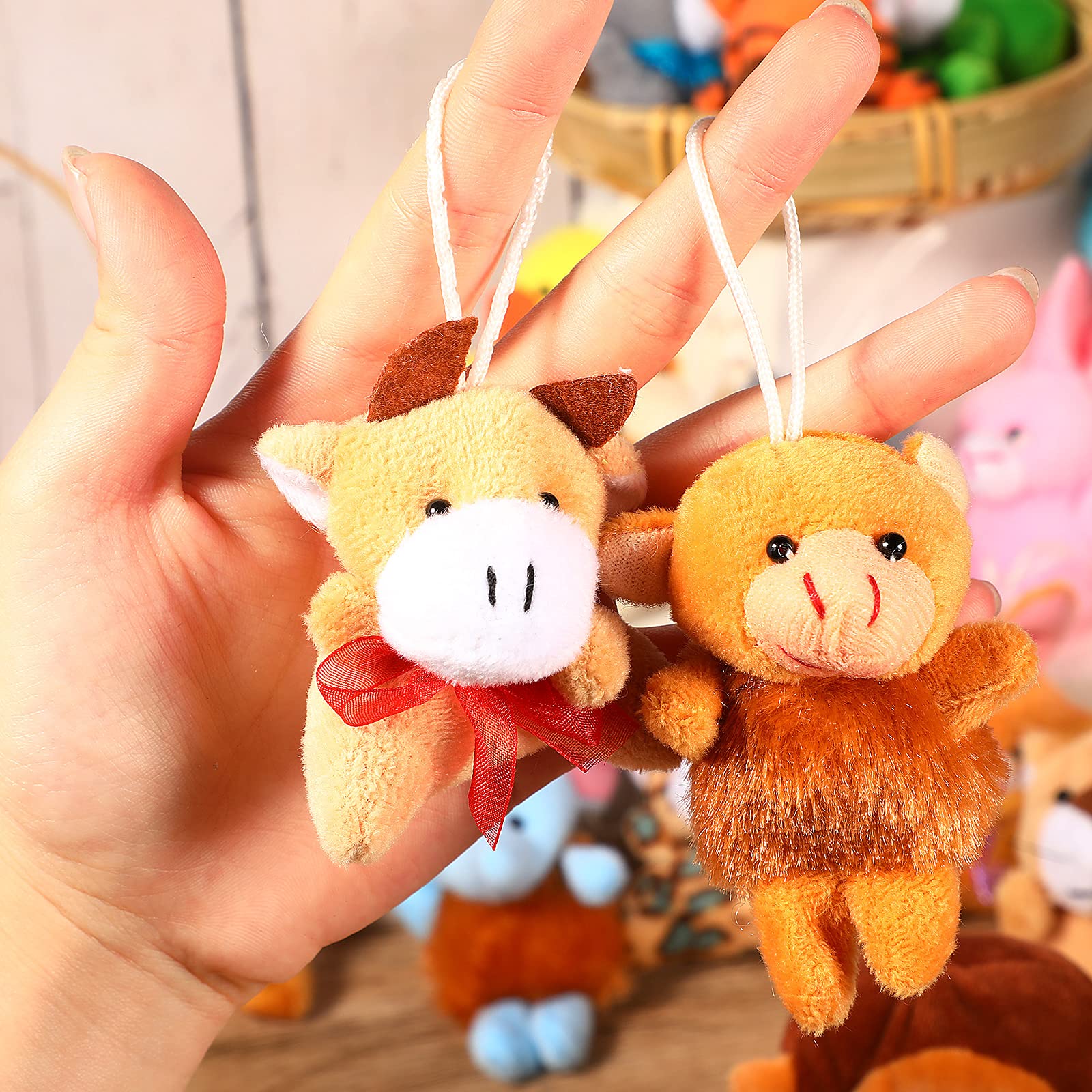 Foto 3 | Llavero Skylety Mini Animal De Peluche, 32 Unidades, Regalo Para Niños - Venta Internacional.