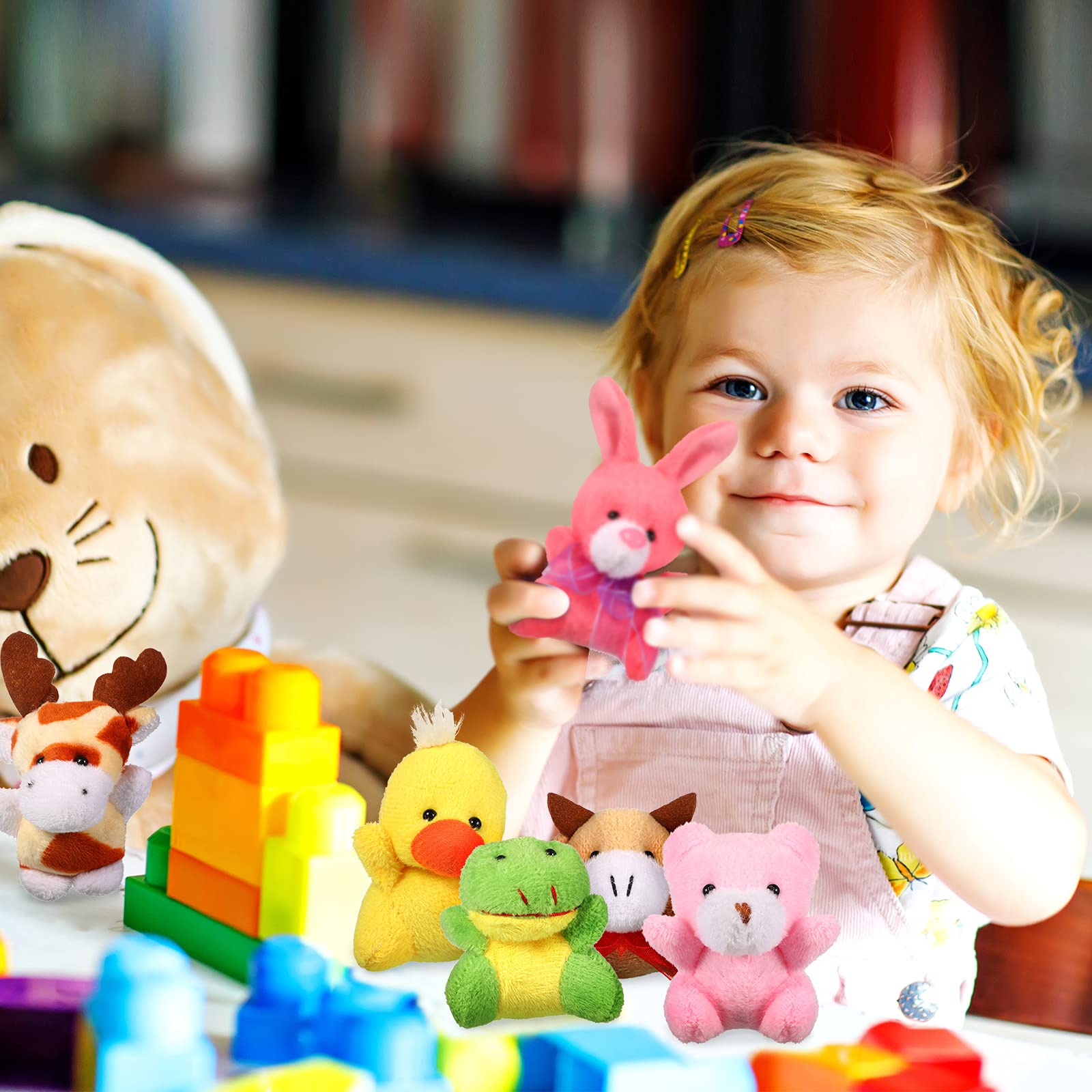 Foto 6 | Llavero Skylety Mini Animal De Peluche, 32 Unidades, Regalo Para Niños - Venta Internacional.