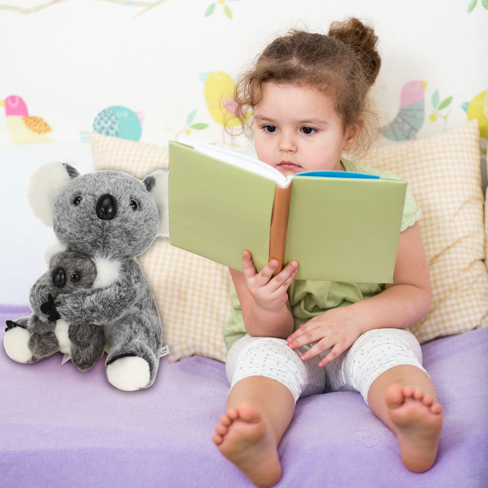 Foto 7 pulgar | Animal De Peluche Skylety Koala Con Mamá Y Pequeño De 27 Cm Y 13 Cm - Venta Internacional.