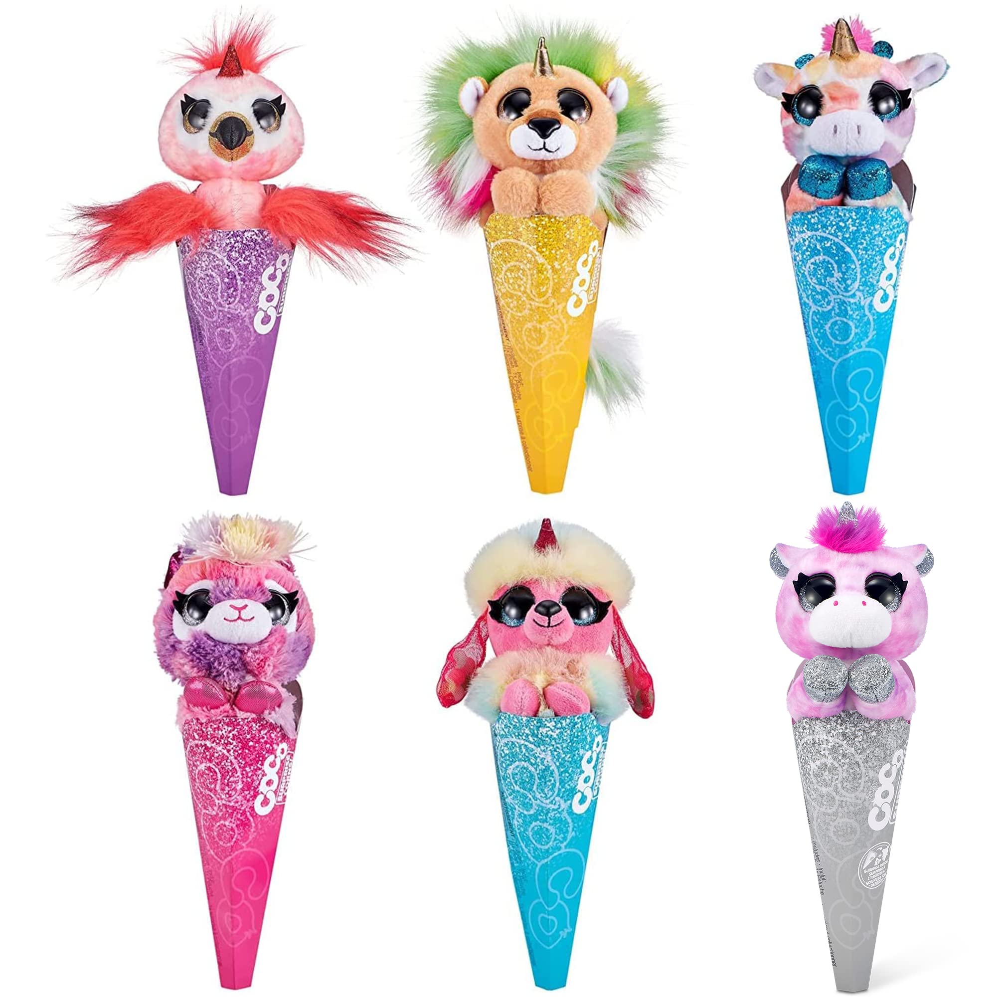 Foto 4 pulgar | Juguetes De Peluche Coco Surprise Fantasy (paquete De 3) De Zuru Con Bebé - Venta Internacional.