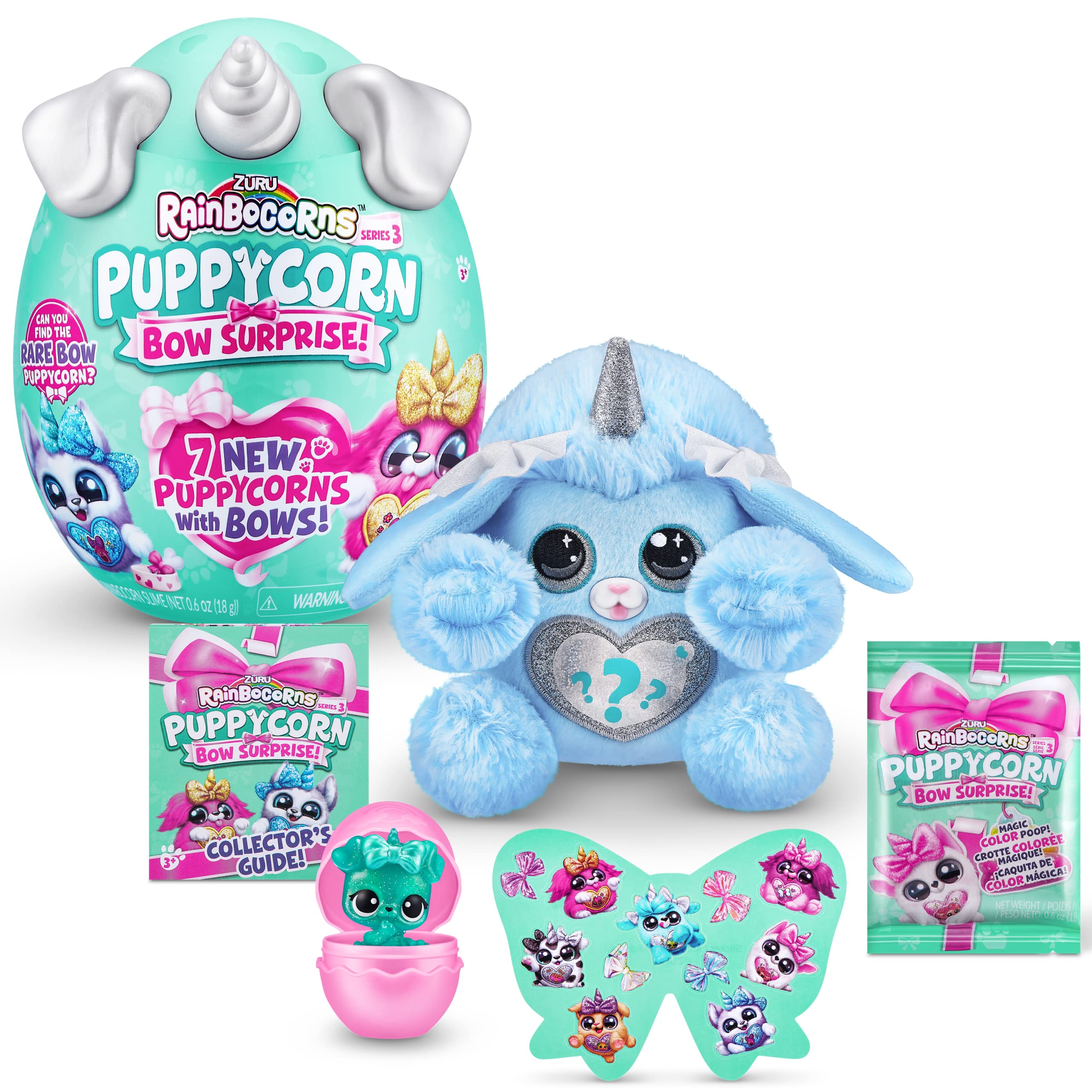 Peluche Coleccionable Rainbocorns Puppycorn Poodle - Venta Internacional.