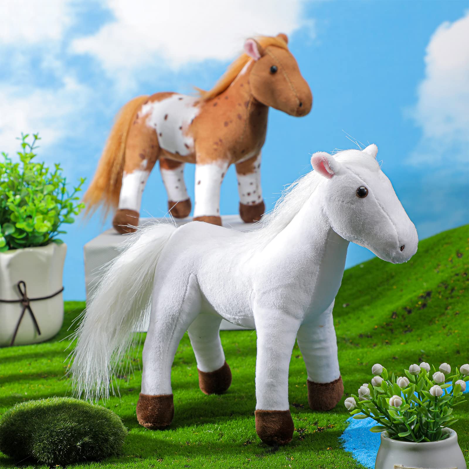 Foto 4 | Juego De 4 Animales De Peluche Skylety De Peluche, 20 Cm - Venta Internacional.