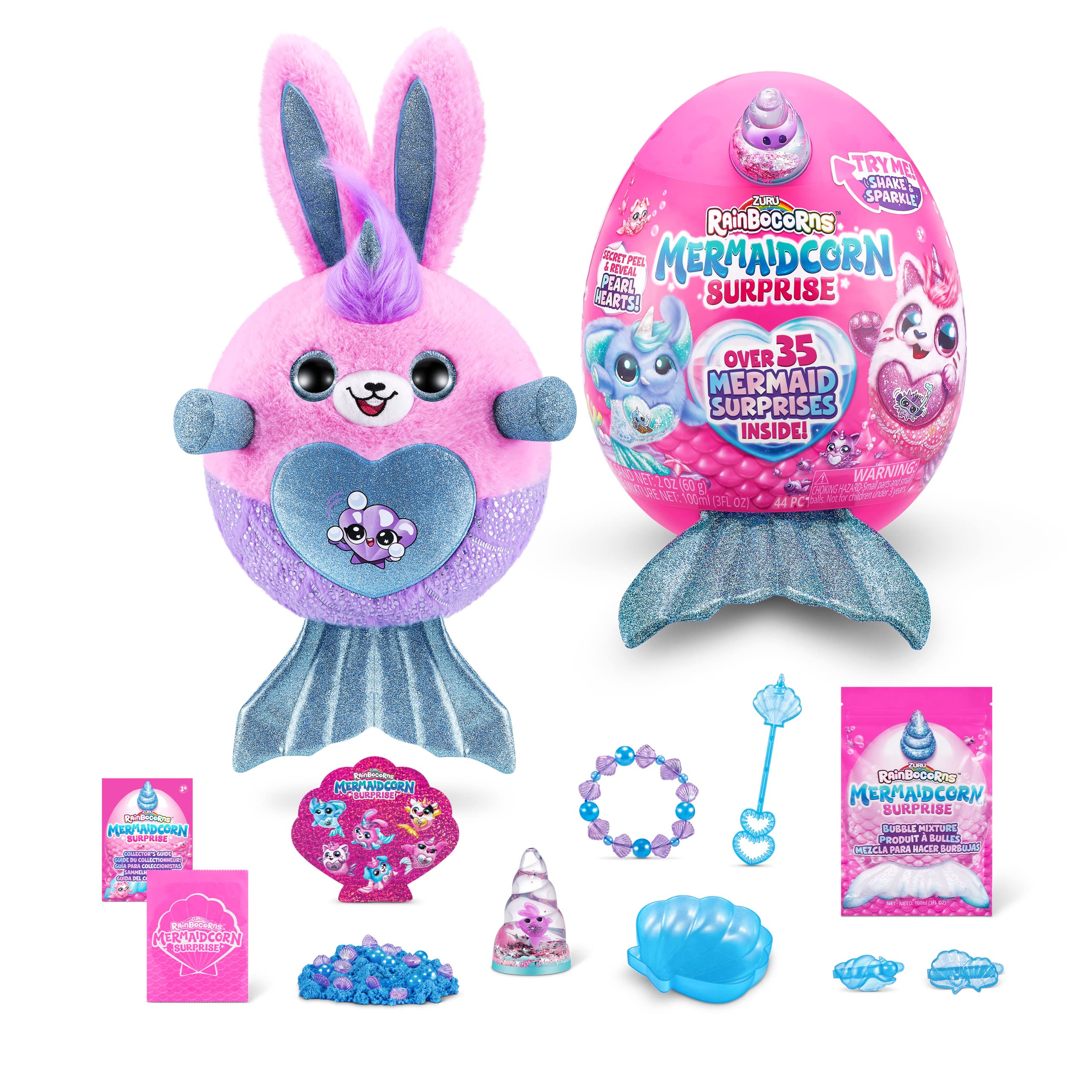 Foto 2 pulgar | Juguete De Peluche Rainbocorns Mermaidcorn Con Sorpresas Para Más De 3 Niñas - Venta Internacional.