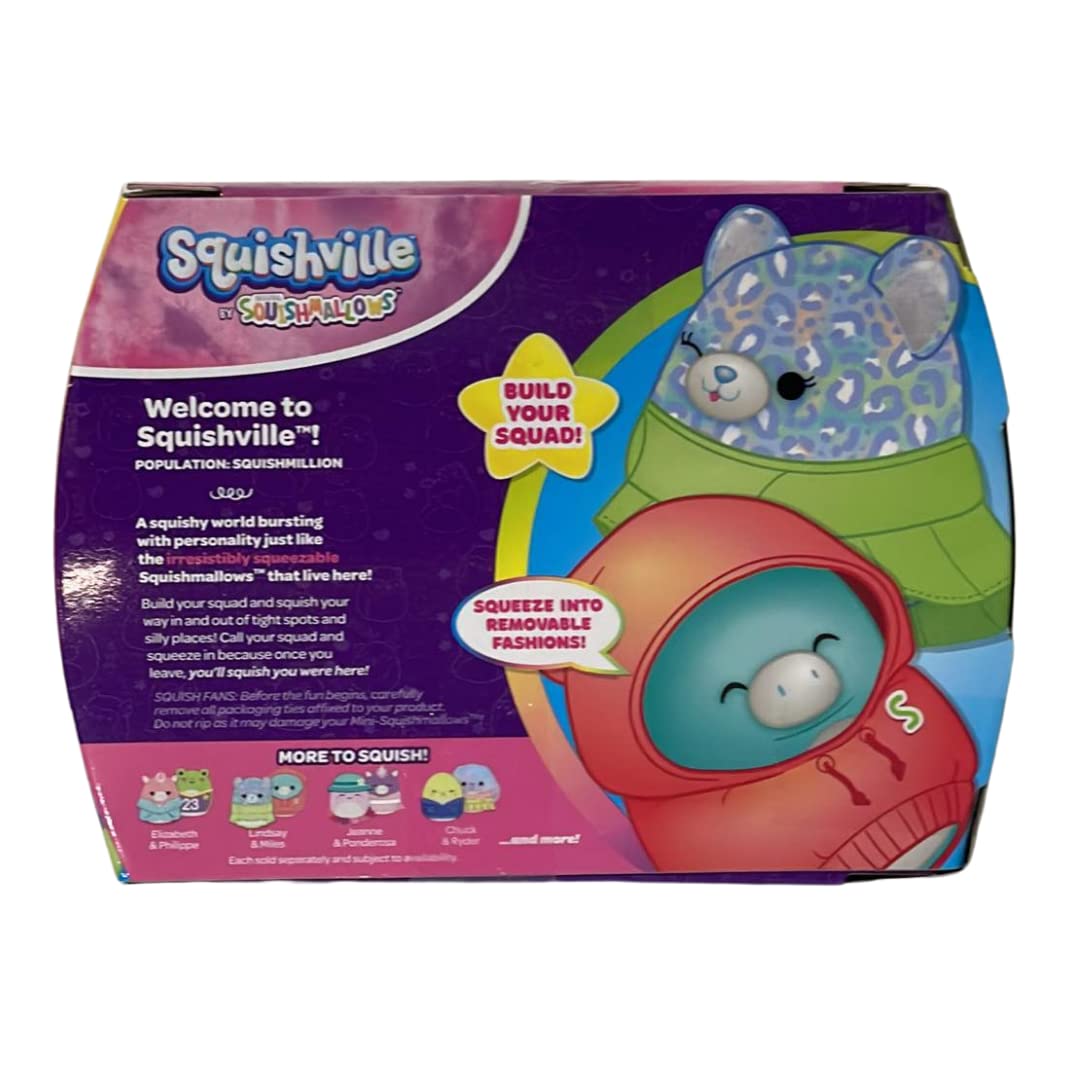 Foto 3 pulgar | Peluche Squishville Squishmallow, Paquete De 2 Unidades, Lindsay & Miles - Venta Internacional.