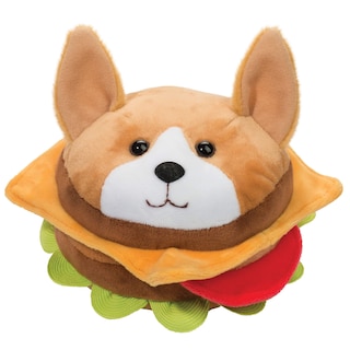 Foto 1 | Macarrones Con Forma De Hamburguesa Para Perros Douglas Corgi De Peluche - Venta Internacional.