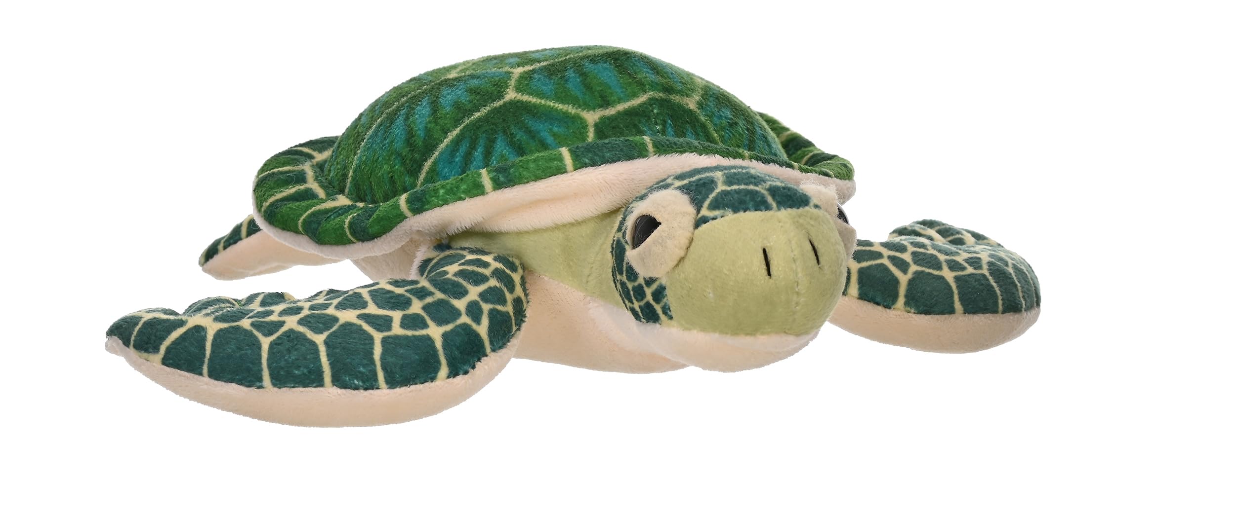Peluche Wild Republic Con Forma De Tortuga Marina, 20 Cm, Color Verde - Venta Internacional.