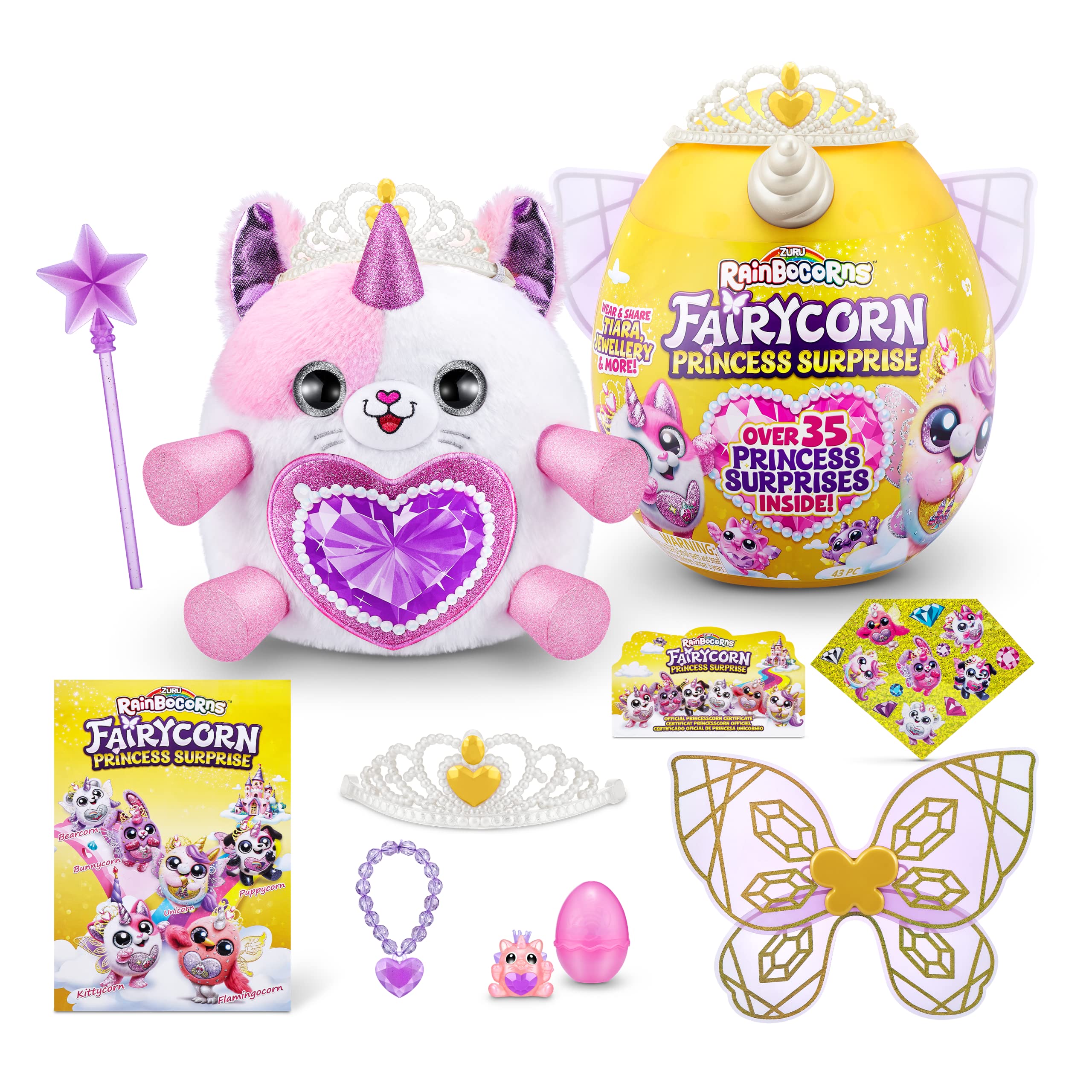 Foto 2 pulgar | Muñeco De Peluche Rainbocorns Fairycorn Princess Kitty Para Niñas Mayores De 3 Años - Venta Internacional.