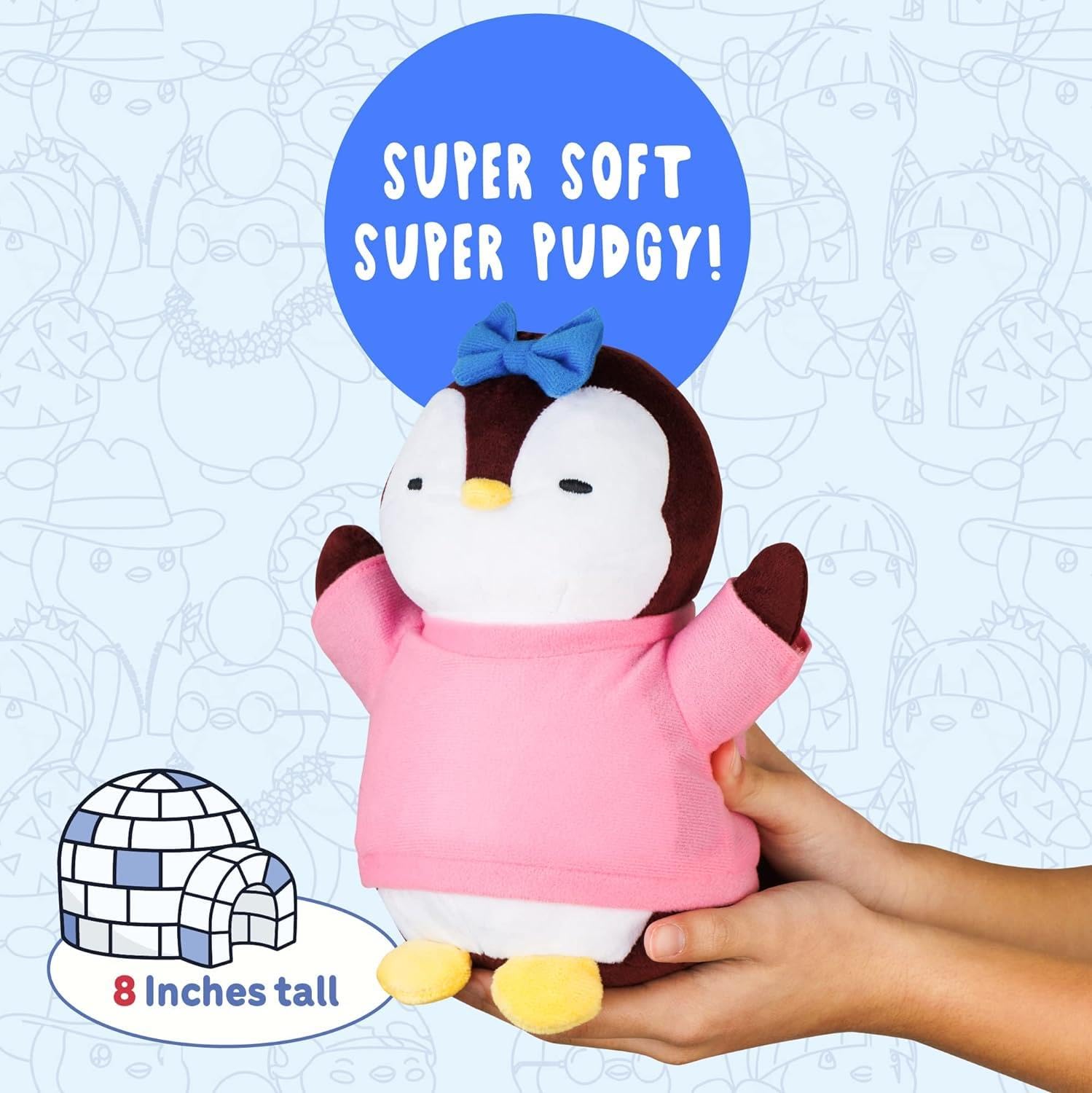 Foto 5 pulgar | Peluche de Pingüinos Regordetes Pudgy Penguins con Código Digital - Venta Internacional