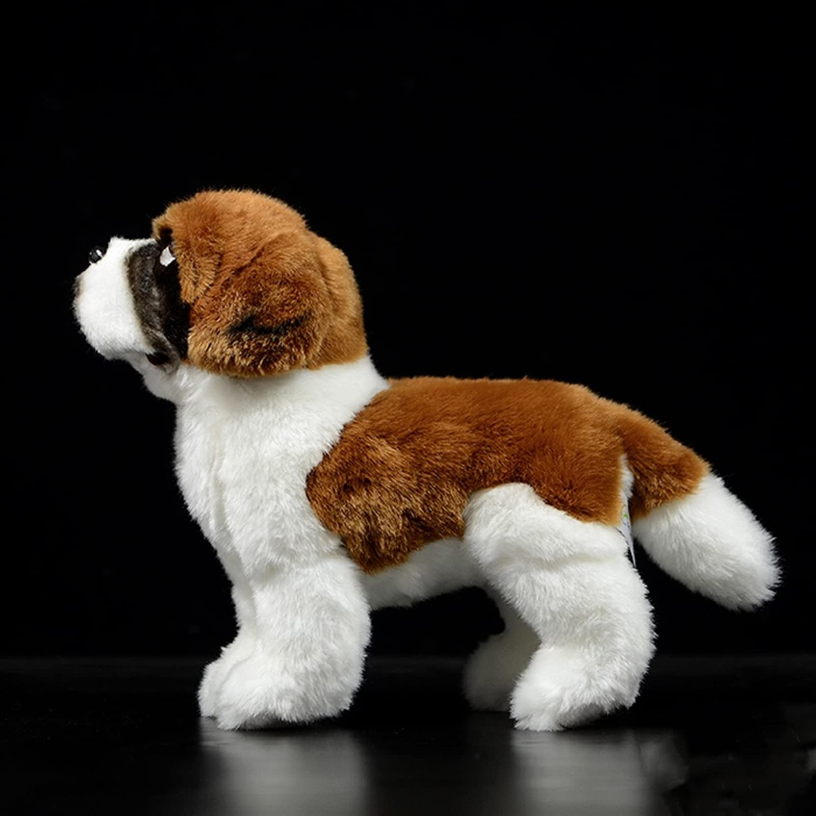 Foto 4 pulgar | Juguete De Peluche Fabricado Por Zhongxin, Simulación De Perro San Bernardo, 30 Cm - Venta Internacional.