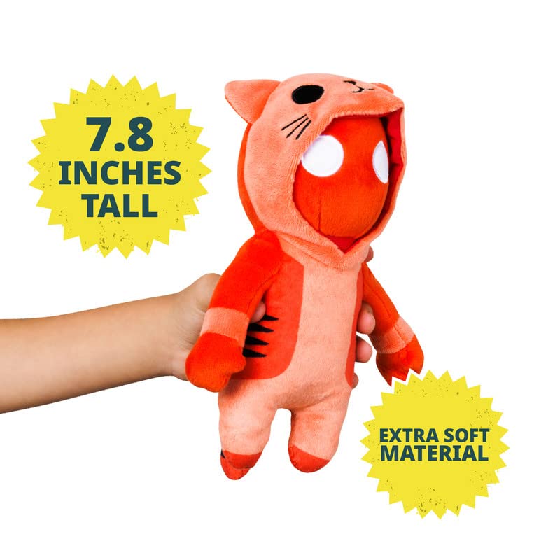 Foto 3 pulgar | Plush Toys P.m.i. Gang Beasts Peluche Buddies, Gato Rojo, 20 Cm - Venta Internacional.