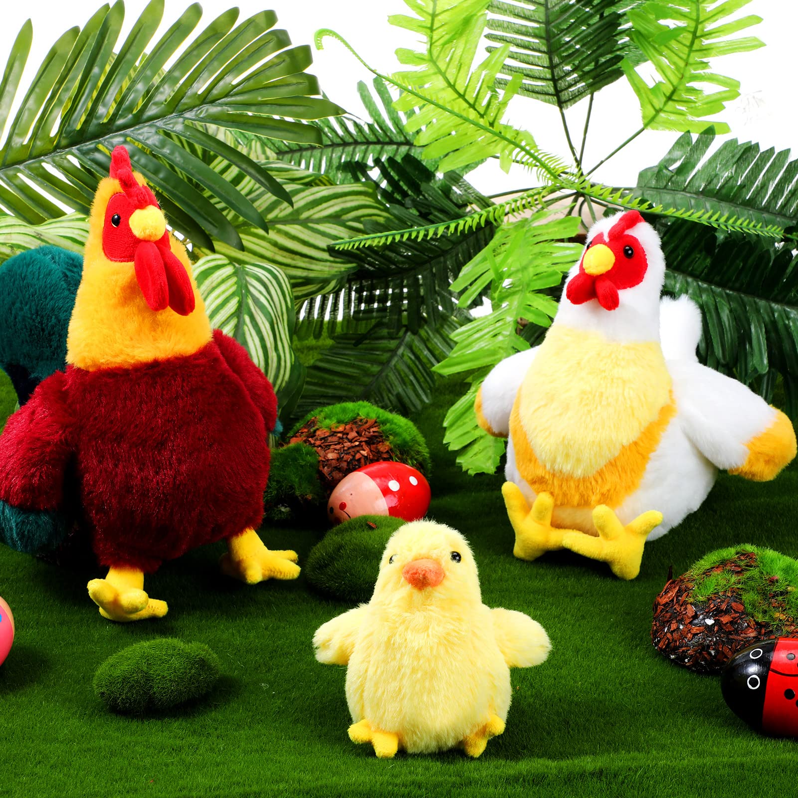 Foto 5 pulgar | Set De Peluche Skylety Chicken Plush Para Bebé, 3 Unidades - Venta Internacional.