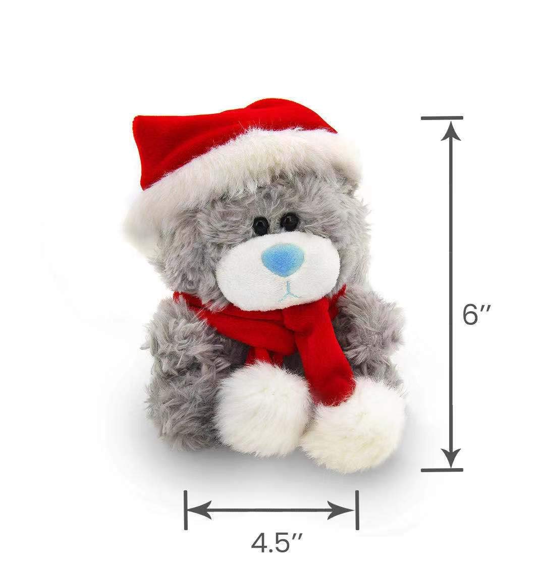 Foto 3 pulgar | Oso De Peluche Plushland, Adorable, Suave Y Peludo, Papá Noel - Venta Internacional.