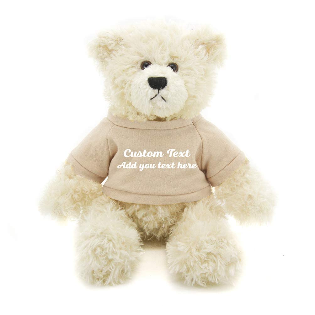 Peluche Brandon De Peluche Con Forma De Oso De Peluche Plushland Cream, 30 Cm - Venta Internacional.