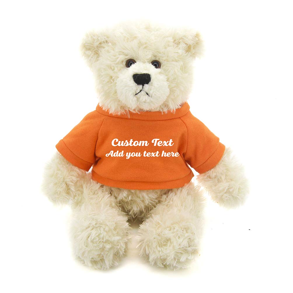 Peluche Brandon De Peluche Con Forma De Oso De Peluche Plushland Cream, 30 Cm - Venta Internacional.