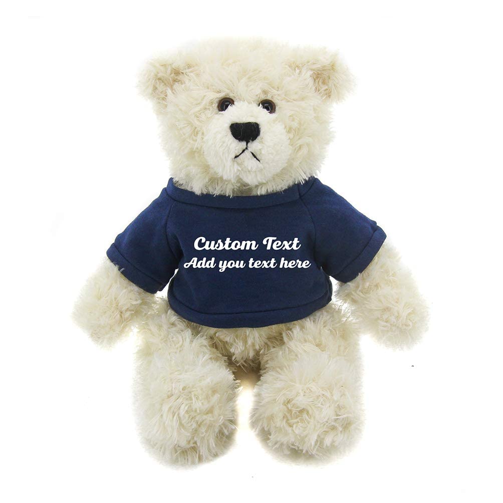 Peluche Brandon De Peluche Con Forma De Oso De Peluche Plushland Cream, 30 Cm - Venta Internacional.
